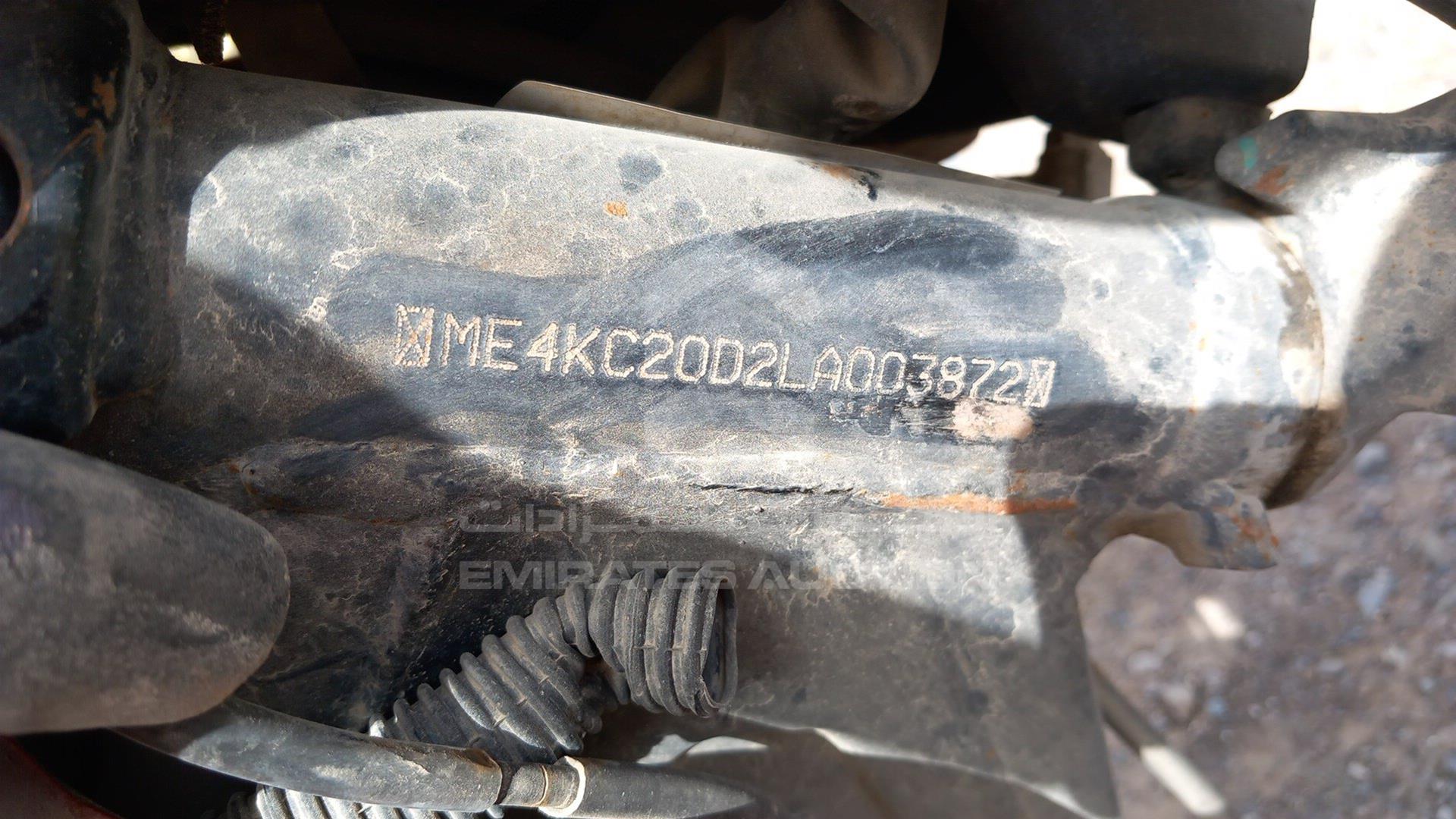 2020 HONDA UNICORN VIN: ME4KC20D2LA003872