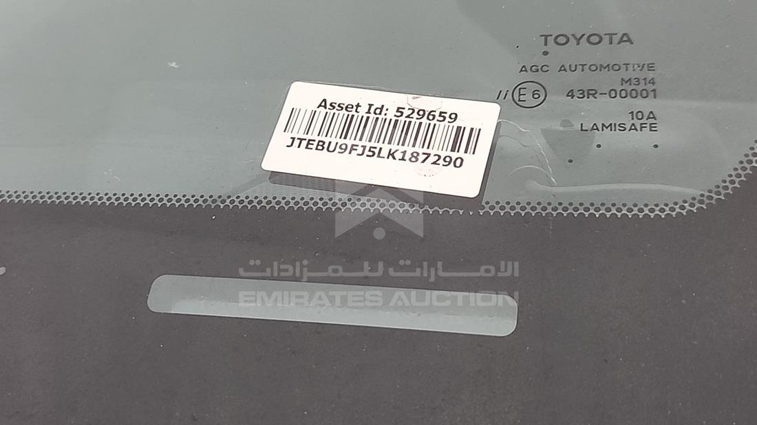 2020 Toyota Prado — VIN on Frame — Photo 4
