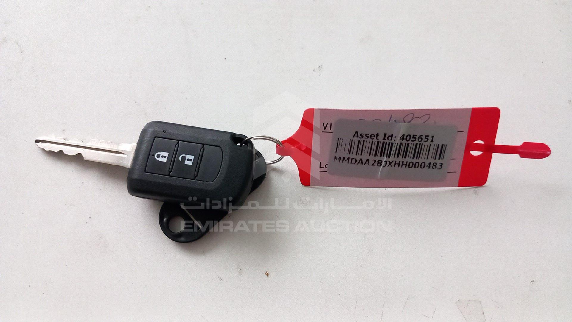 2017 MITSUBISHI MIRAGE VIN: MMDAA28JXHH000483
