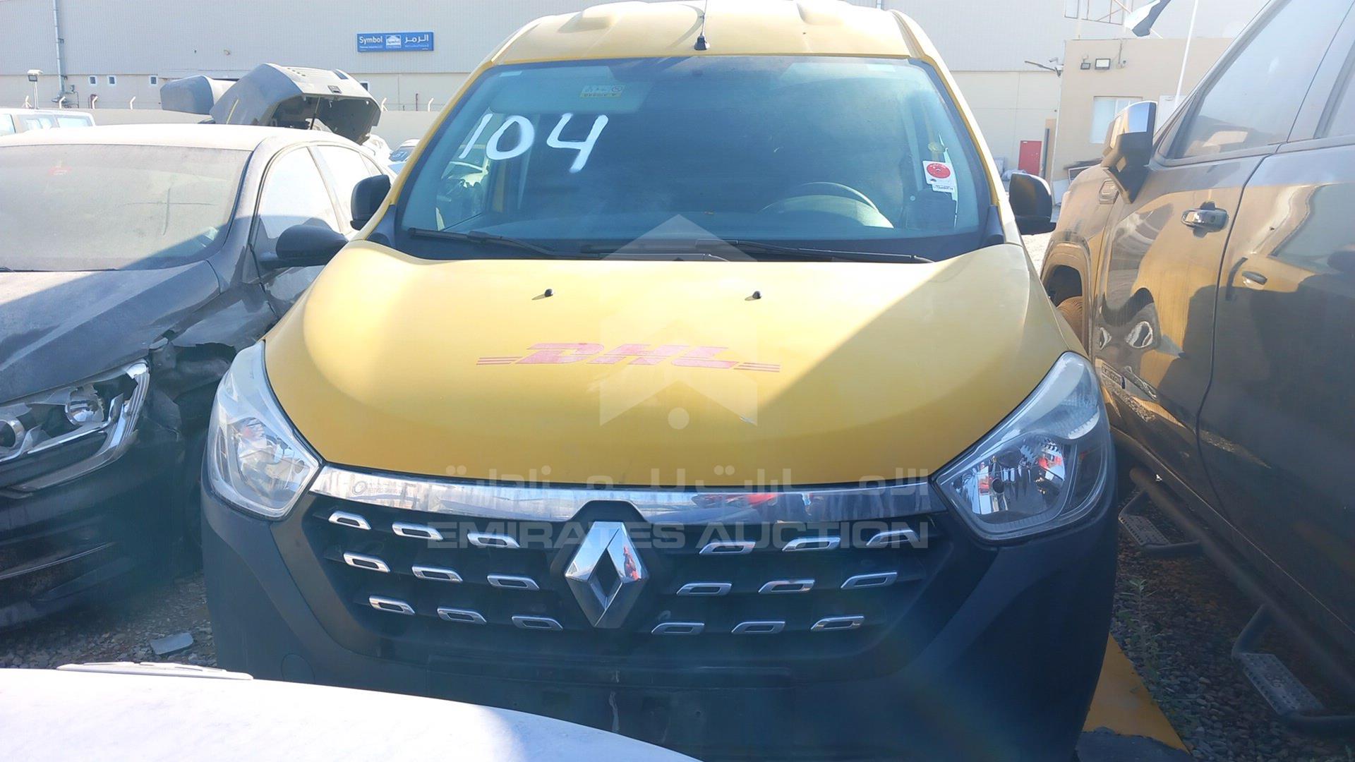 2020 RENAULT DOKKER VIN: VF18SRB43LG567315
