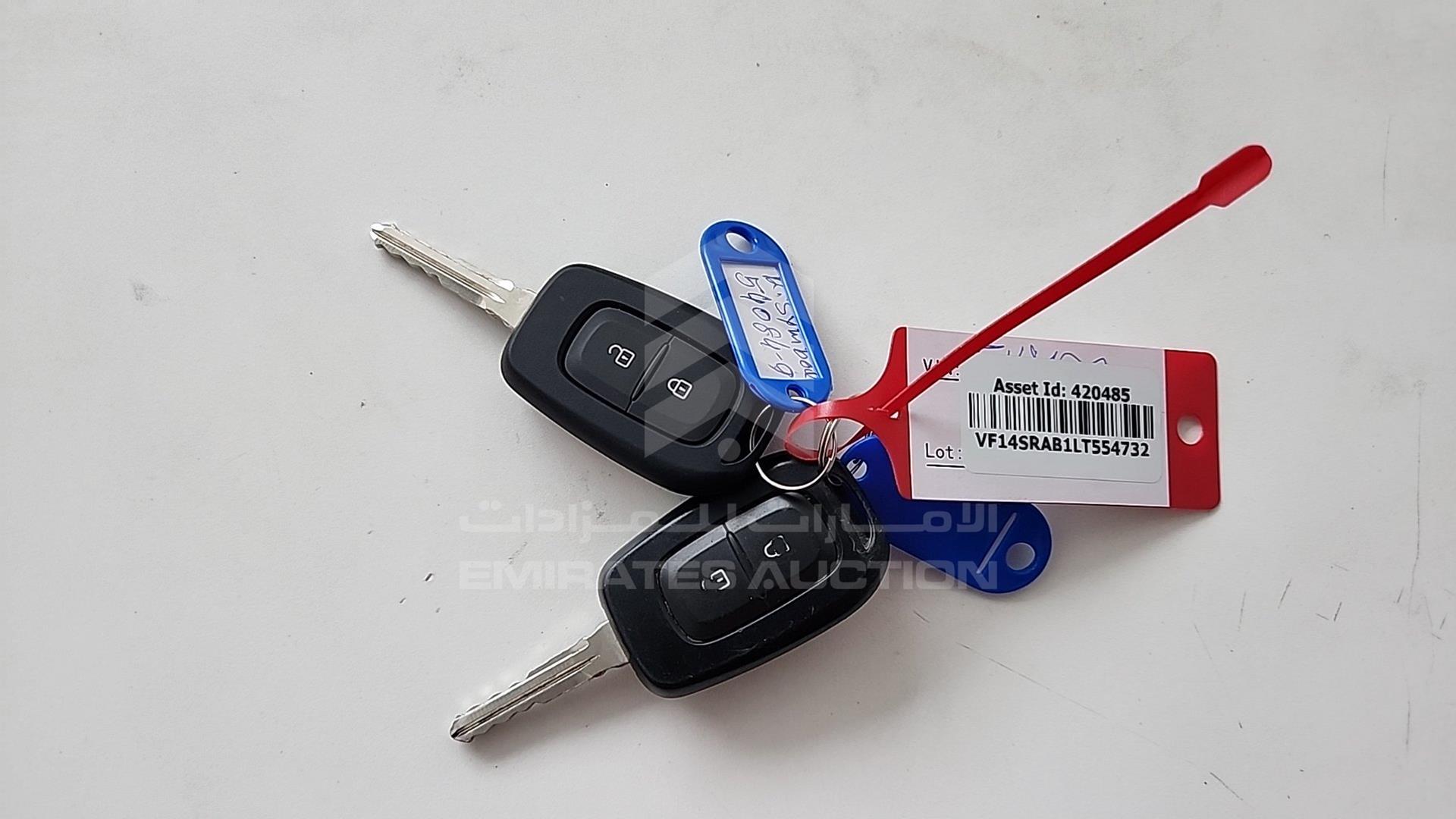 2020 RENAULT SYMBOL VIN: VF14SRAB1LT554732