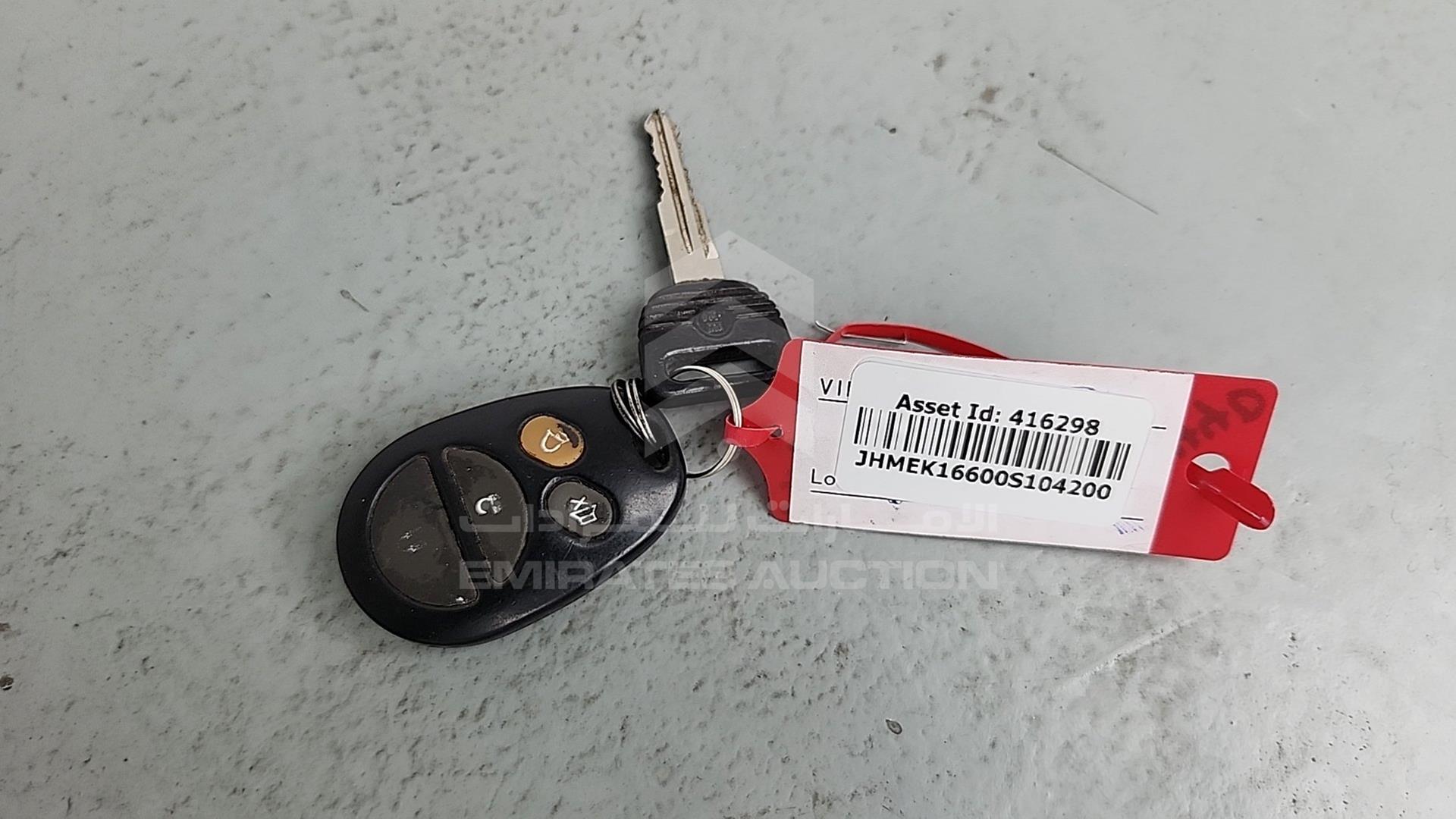 1997 HONDA CIVIC VIN: JHMEK16600S104200