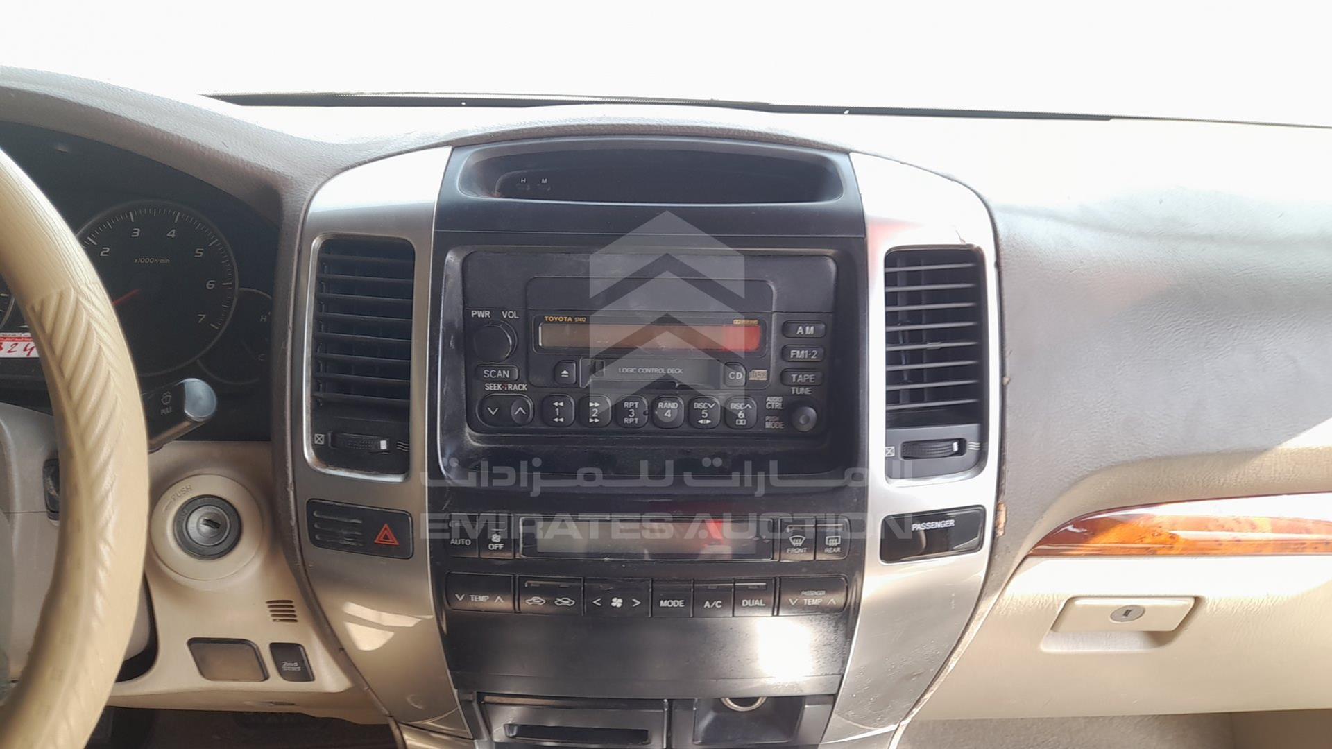 2008 TOYOTA PRADO VIN: JTEBU25J985148121