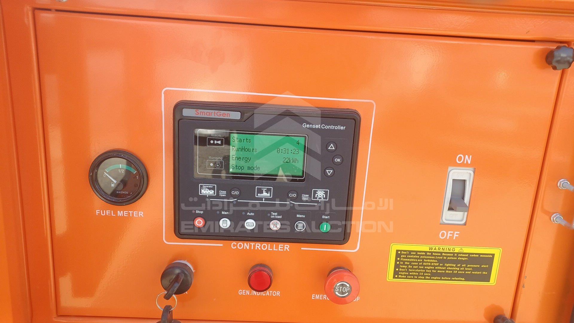 2025 GENERATOR OSAKA VIN: F012503341