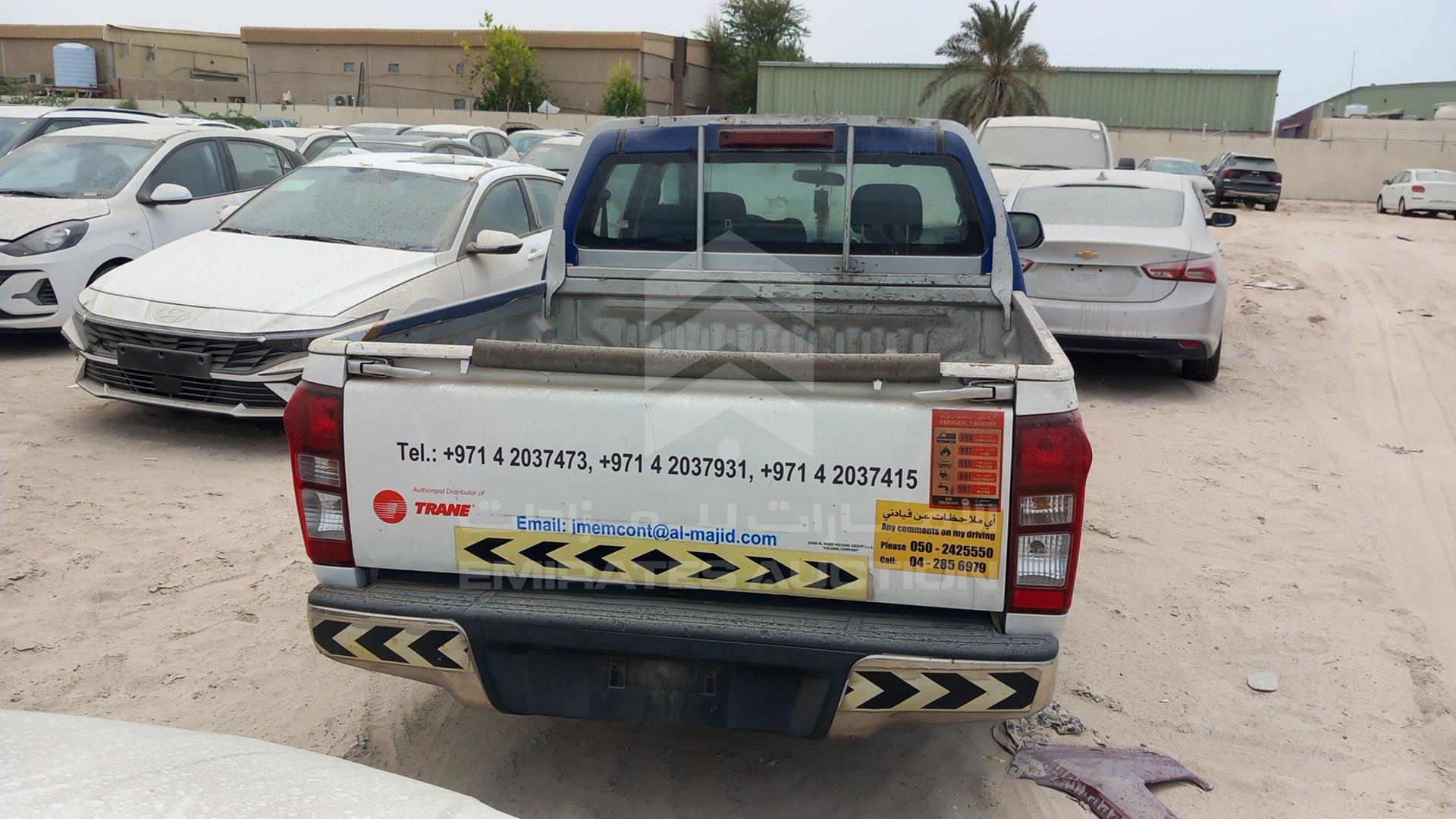 2015 ISUZU D-MAX VIN: MPAEL3317FT013569
