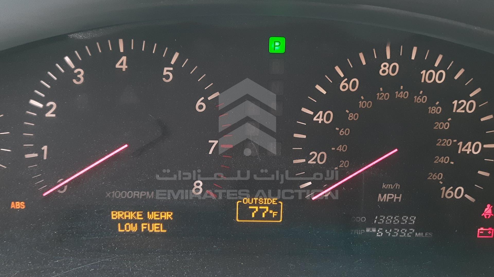 2002 LEXUS LS 430 VIN: JTHBN30F620066201