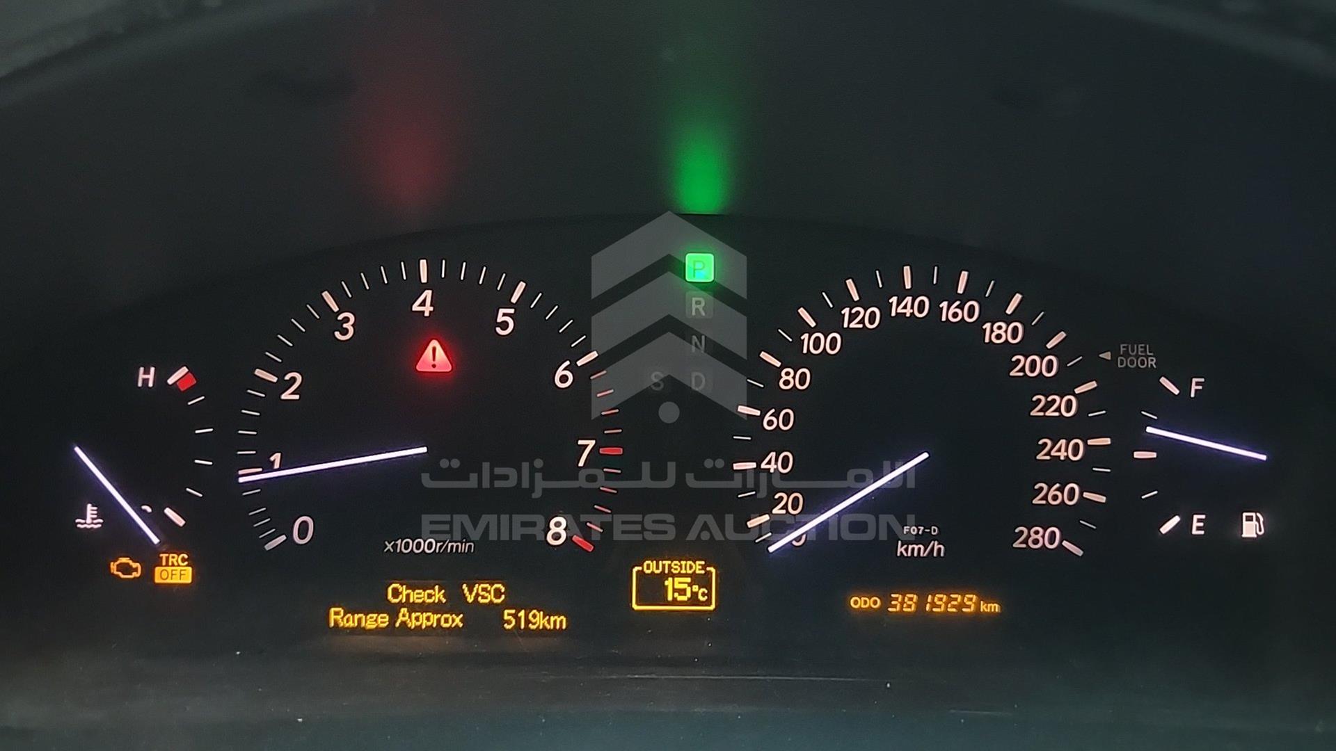 2005 LEXUS LS 430 VIN: JTHBN36F955000286