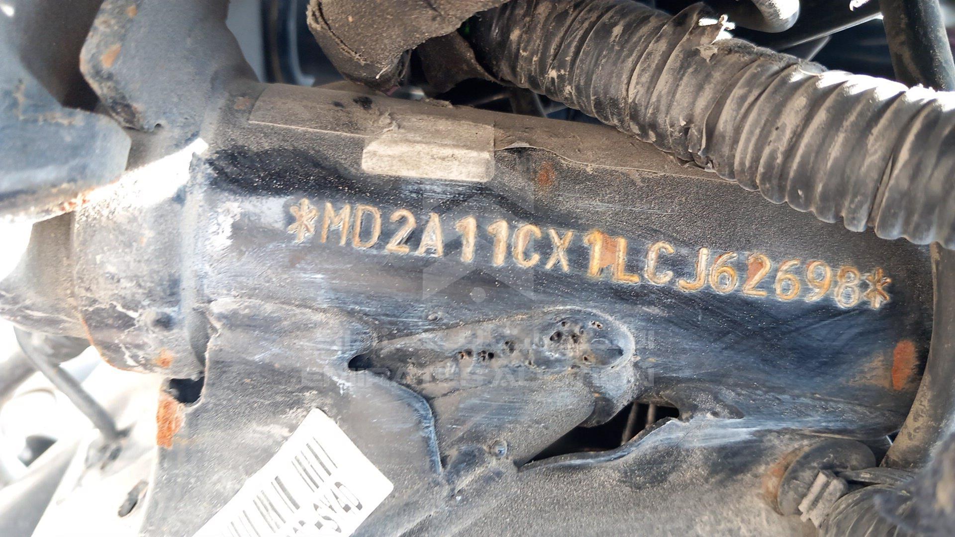 2020 BAJAJ 150 CC VIN: MD2A11CX1LCJ62698