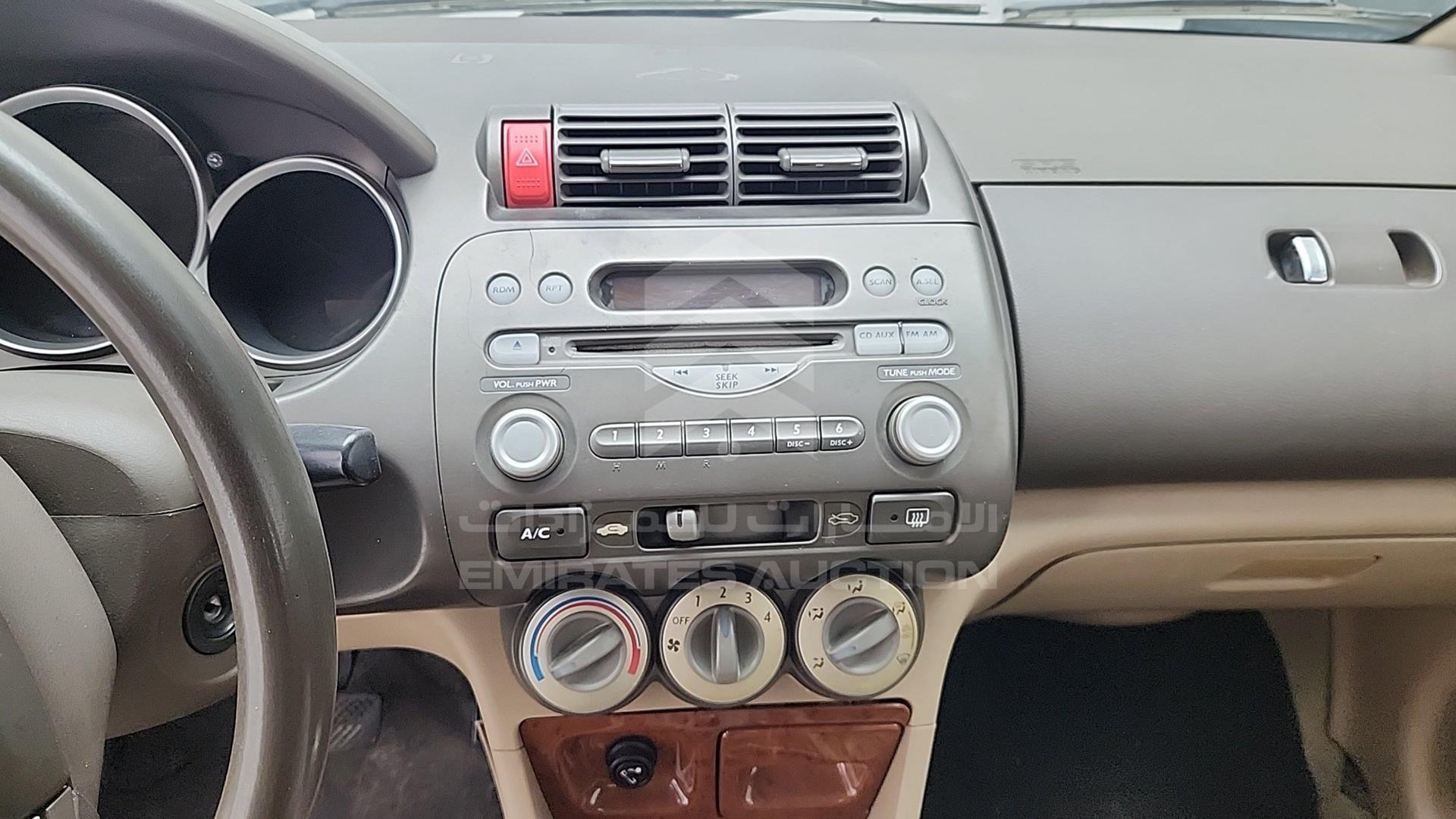 2006 HONDA CITY VIN: MRHGD86926P082271