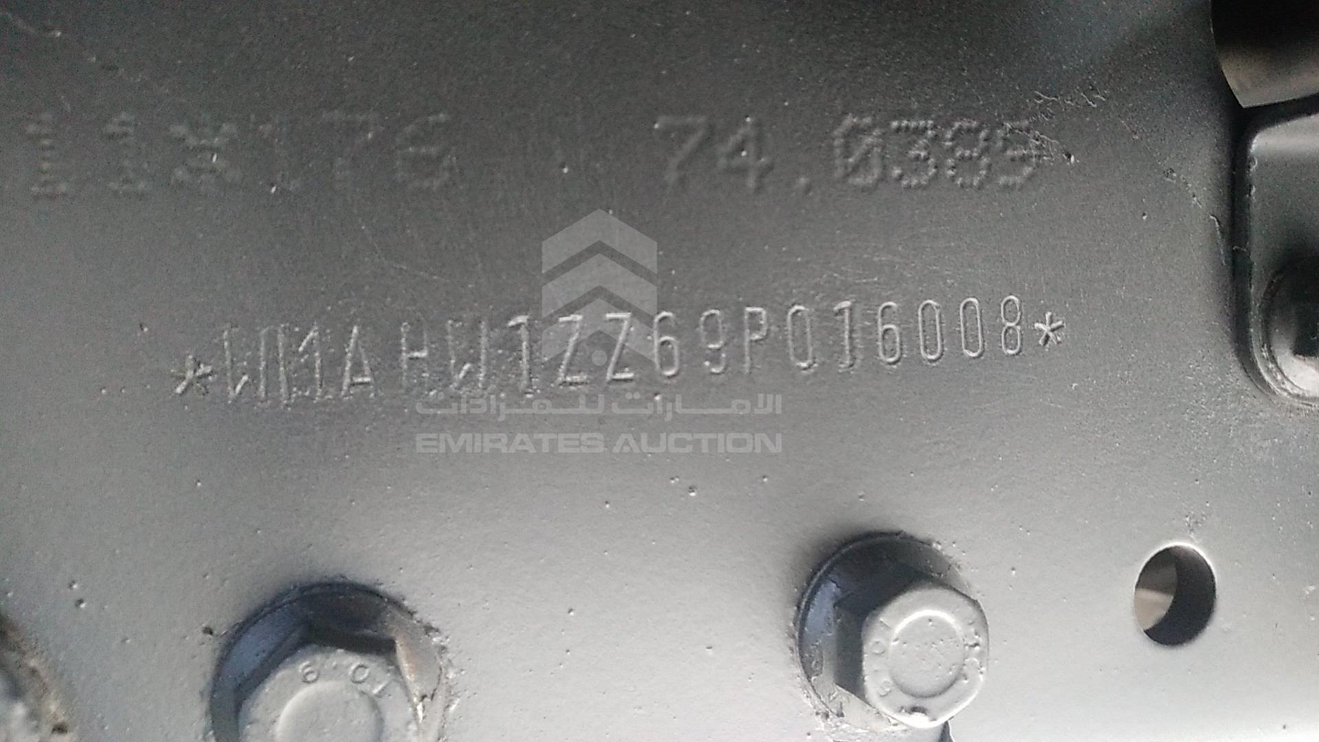 2009 MAN --- VIN: WMAHW1ZZ69P016008