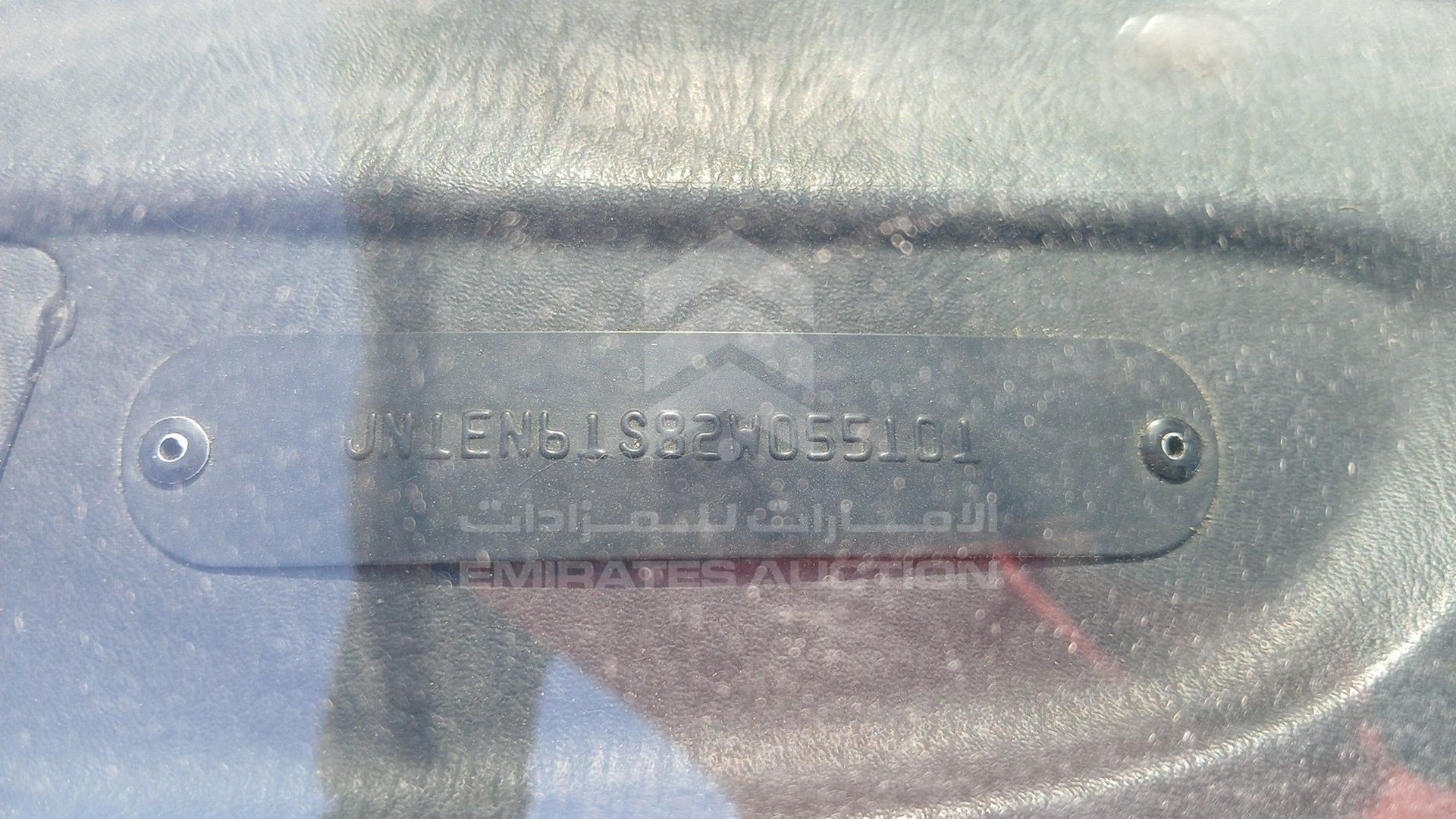 2002 NISSAN SUNNY VIN: JN1EN61S82W055101