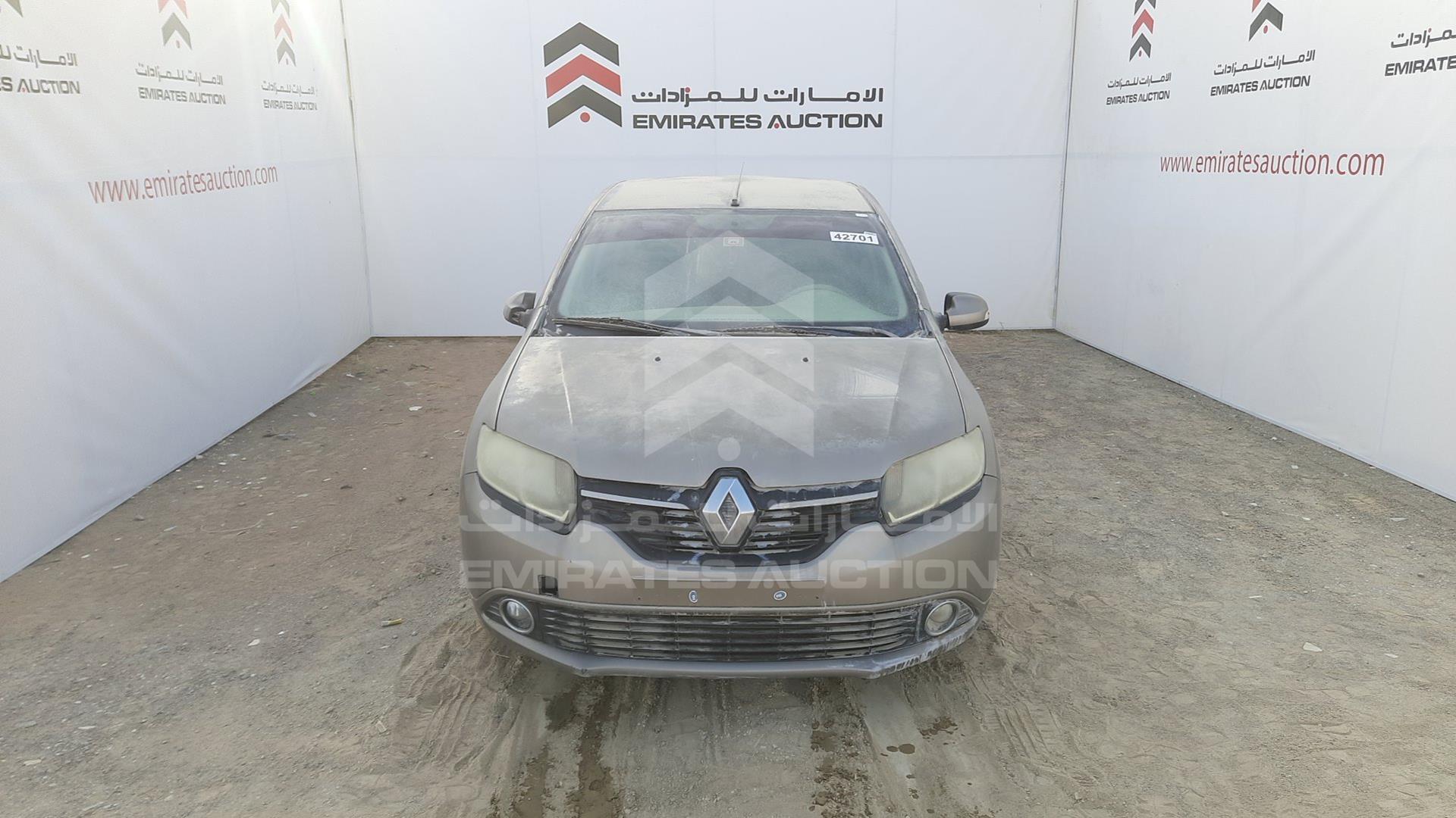 2015 RENAULT SYMBOL VIN: VF14SRAB3FT529190