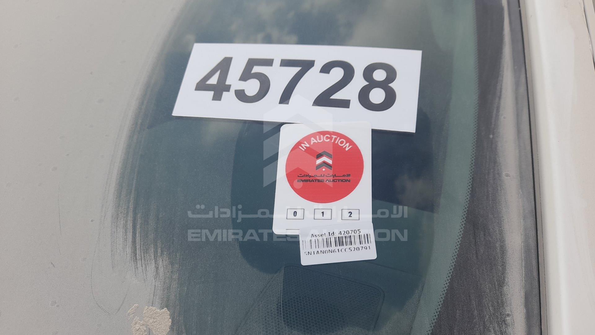 2012 NISSAN XTERRA VIN: 5N1AN0N61CC520791