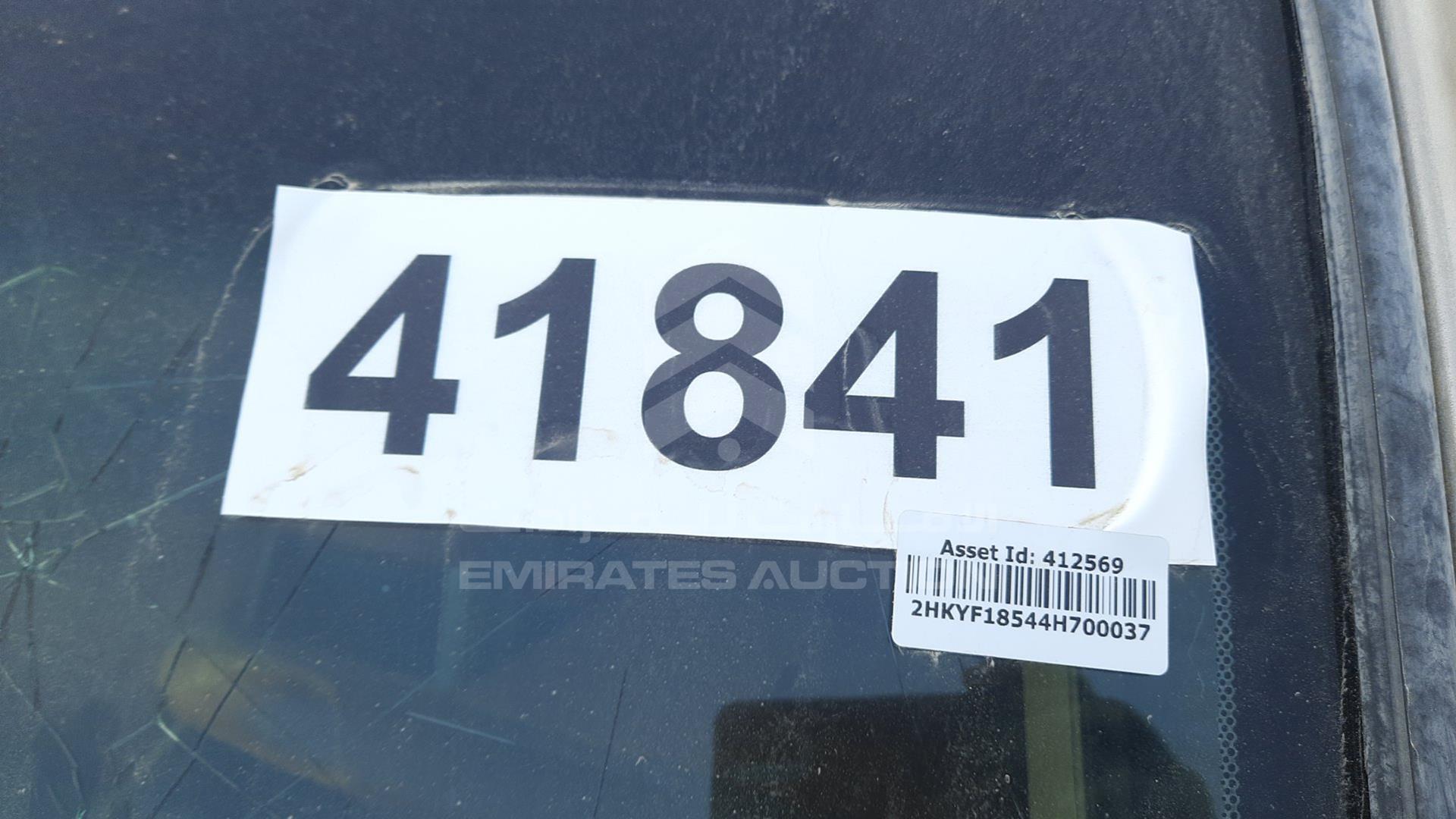 2004 HONDA MRV VIN: 2HKYF18544H700037
