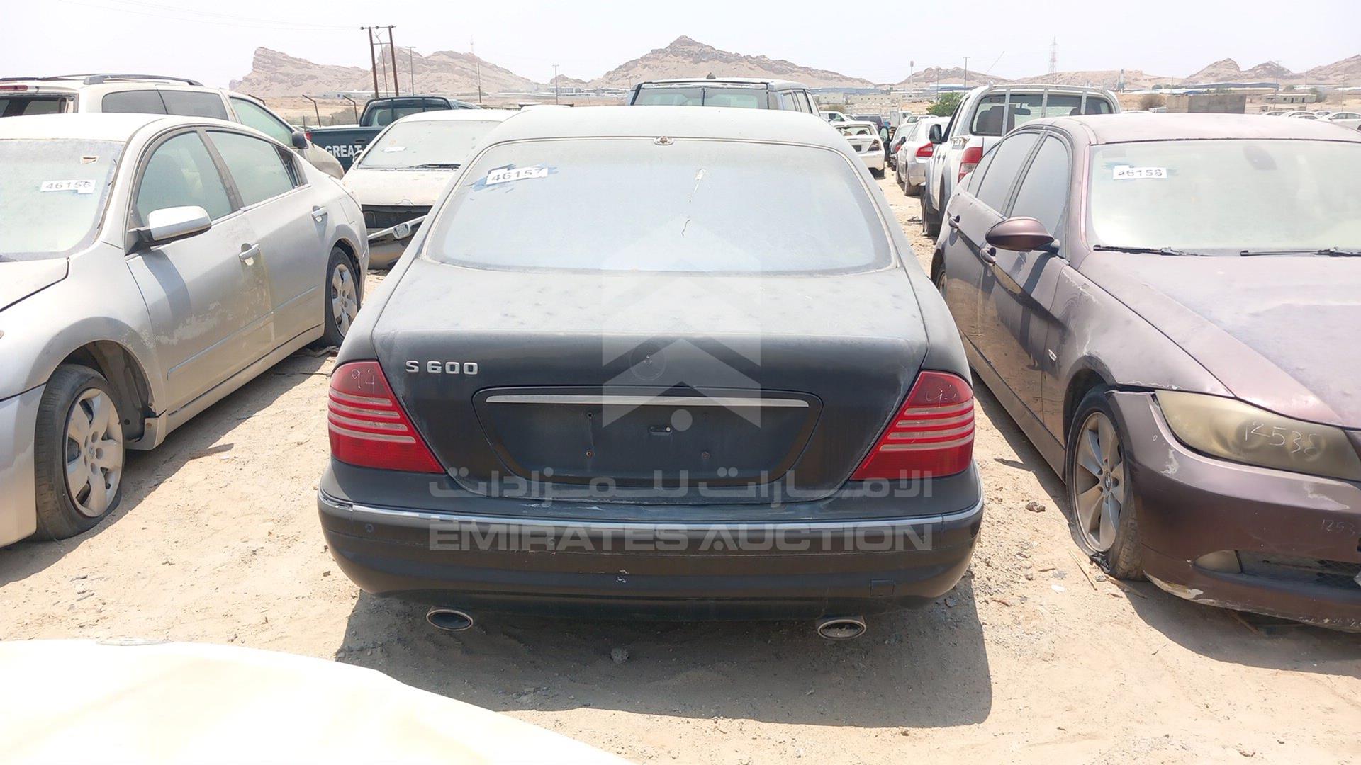 2003 MERCEDES S 600 VIN: WDB2201761A328973
