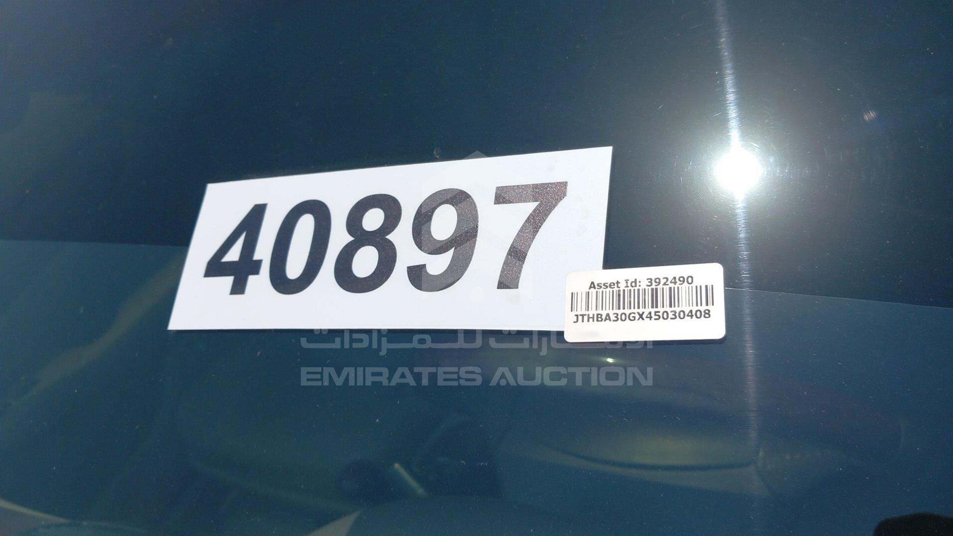 2004 LEXUS ES 300 VIN: JTHBA30GX45030408