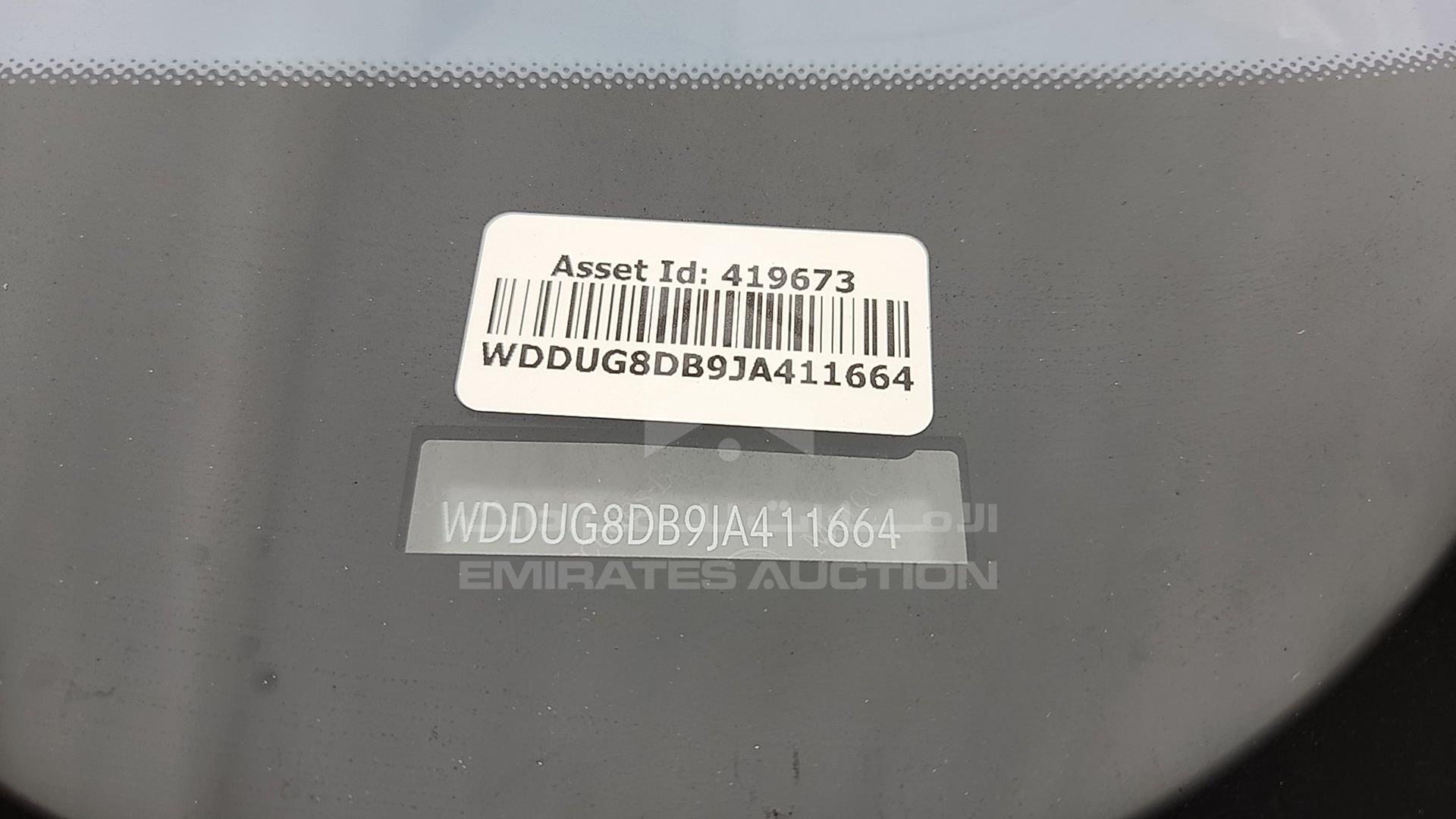 2018 MERCEDES S 560 VIN: WDDUG8DB9JA411664