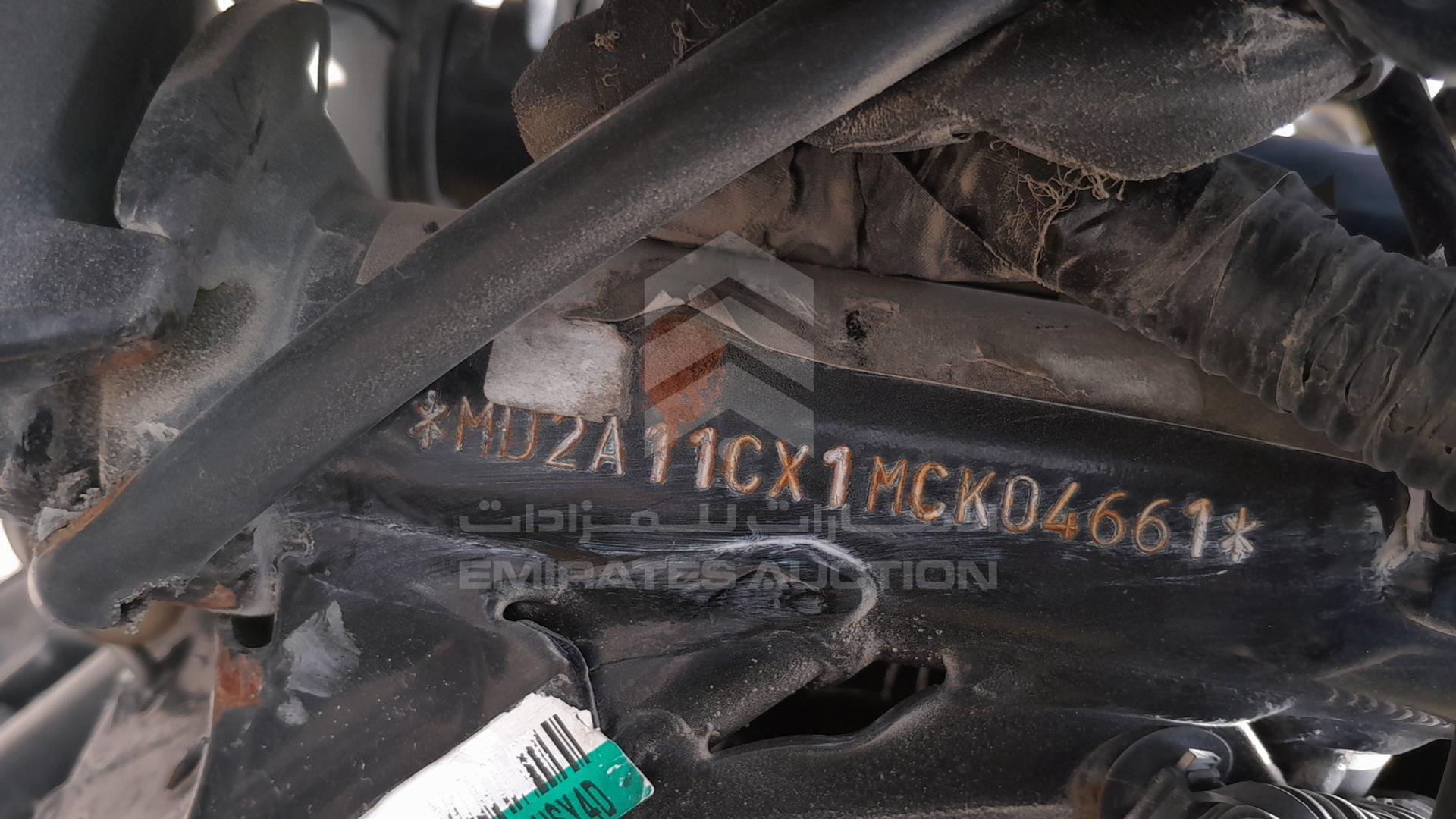 2020 BAJAJ 150 CC VIN: MD2A11CX1MCK04661