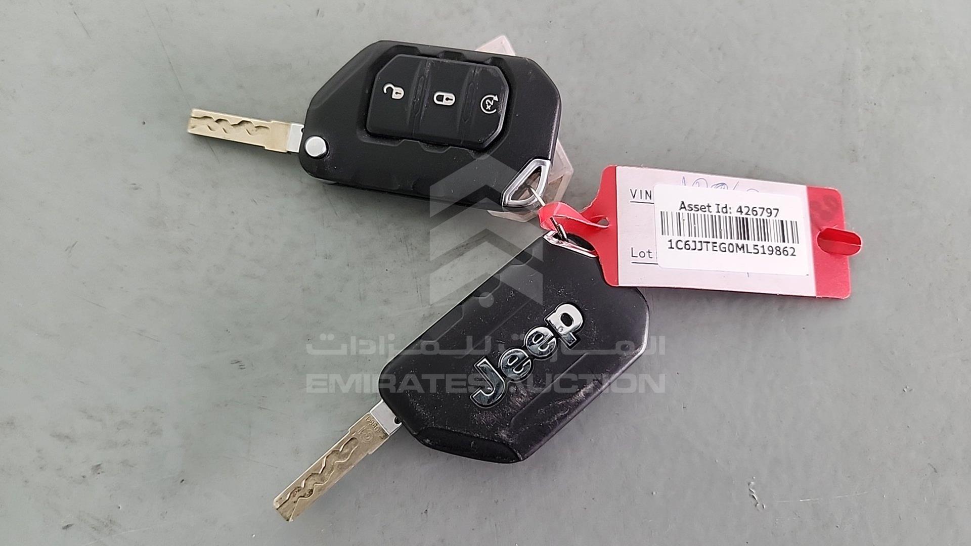 2021 JEEP GLADIATOR VIN: 1C6JJTEG0ML519862