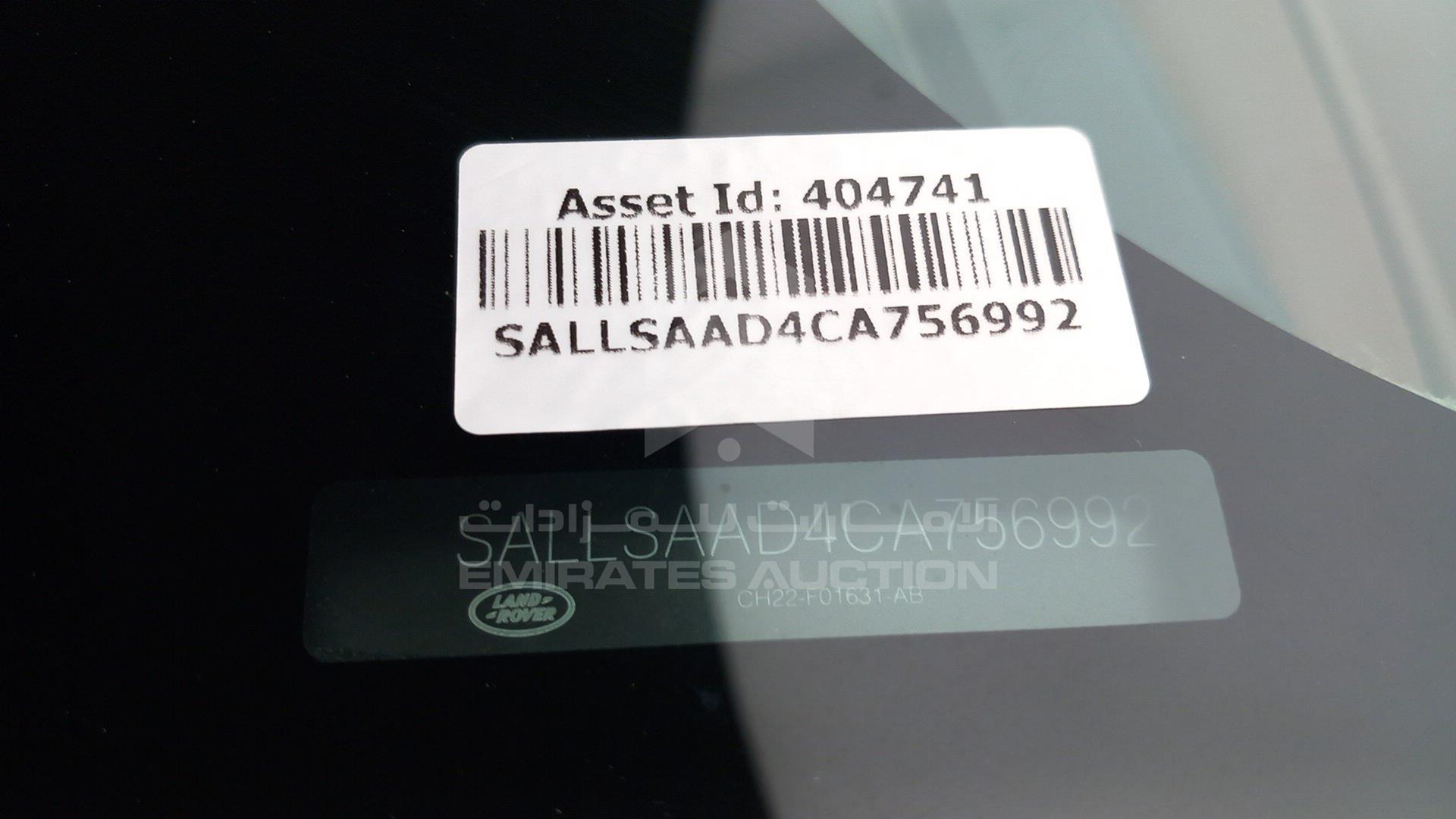 2012 RANGE ROVER SPORT VIN: SALLSAAD4CA756992