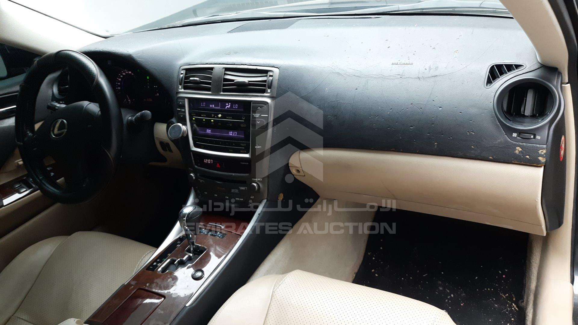 2007 LEXUS IS300 VIN: JTHBG262672004821