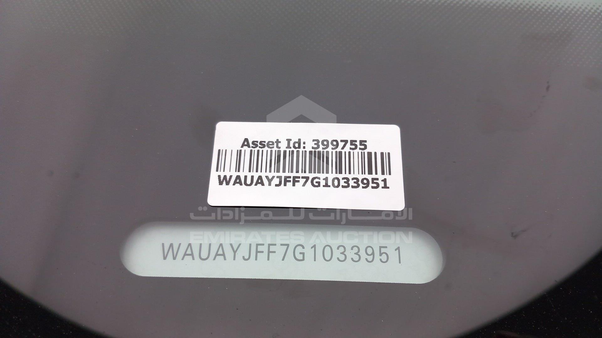 2016 AUDI A3 VIN: WAUAYJFF7G1033951