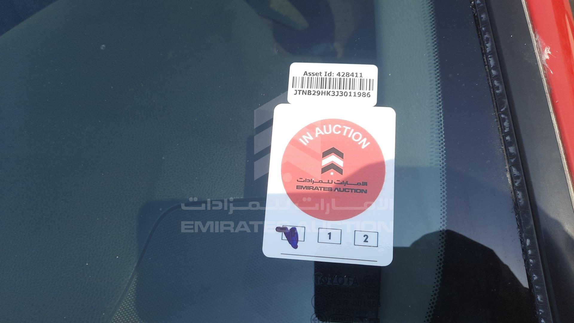 2018 TOYOTA CAMRY VIN: JTNB29HK3J3011986