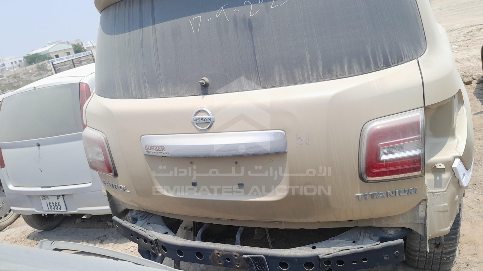 2012 NISSAN PATROL VIN: JN8AY25YXC9027217