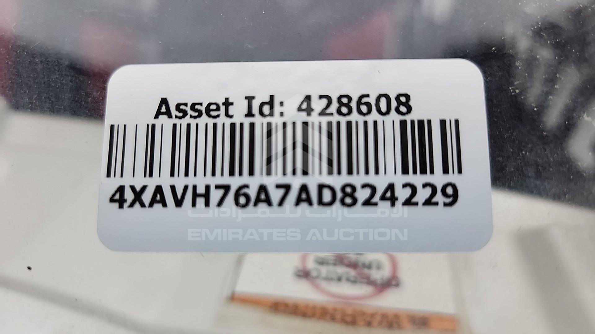 0 POLARIS RZR 800 VIN: 4XAVH76A7AD824229