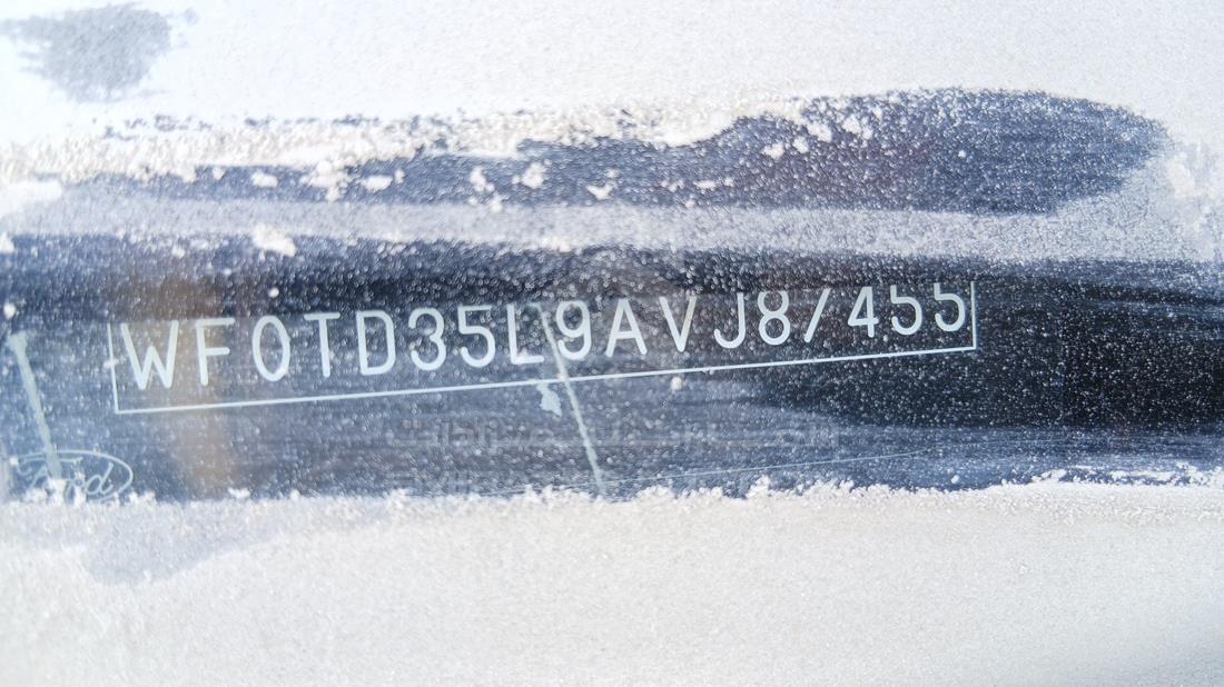 2010 Ford Focus — VIN on Frame — Photo 3