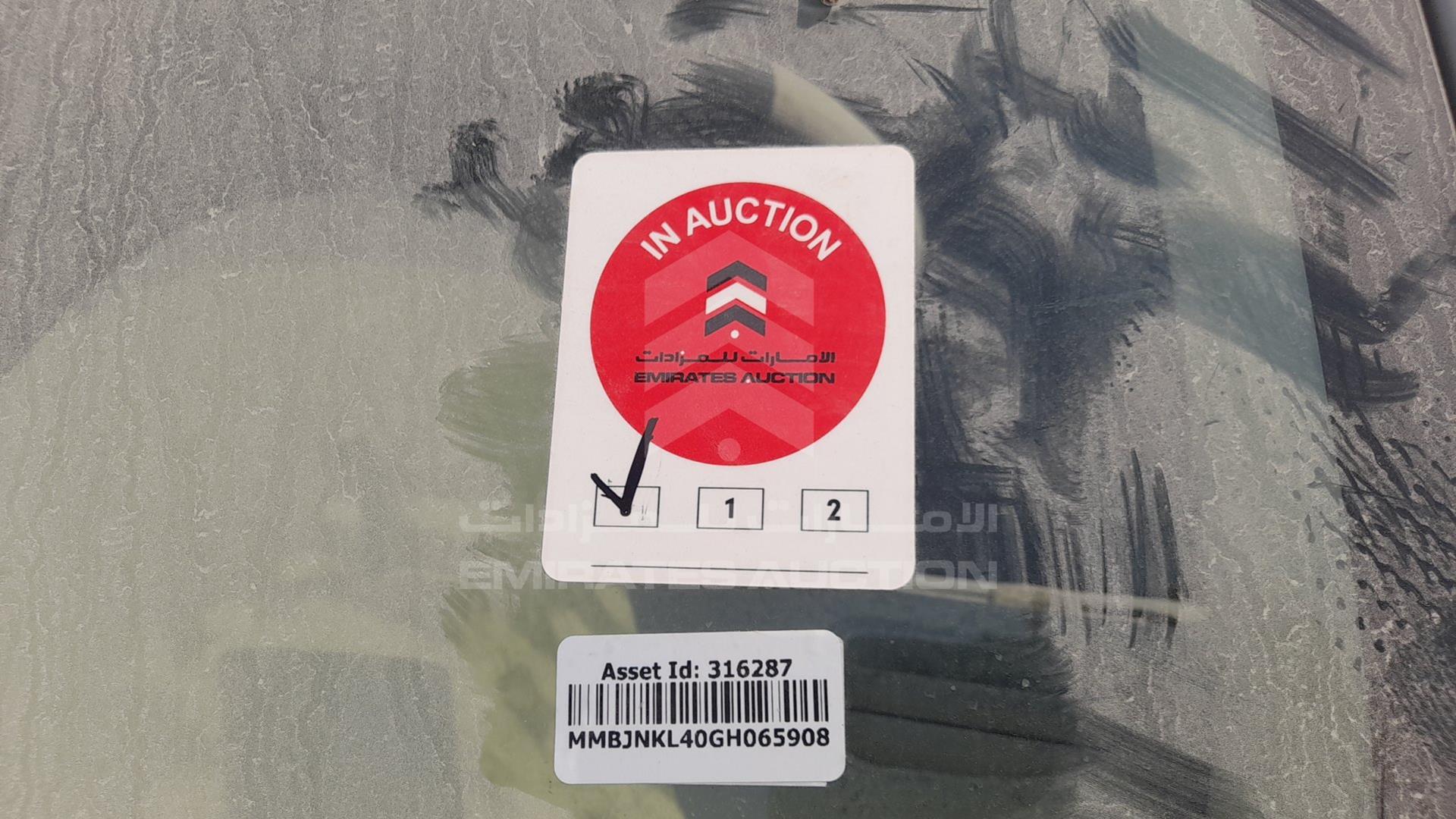 2016 MITSUBISHI L 200 VIN: MMBJNKL40GH065908