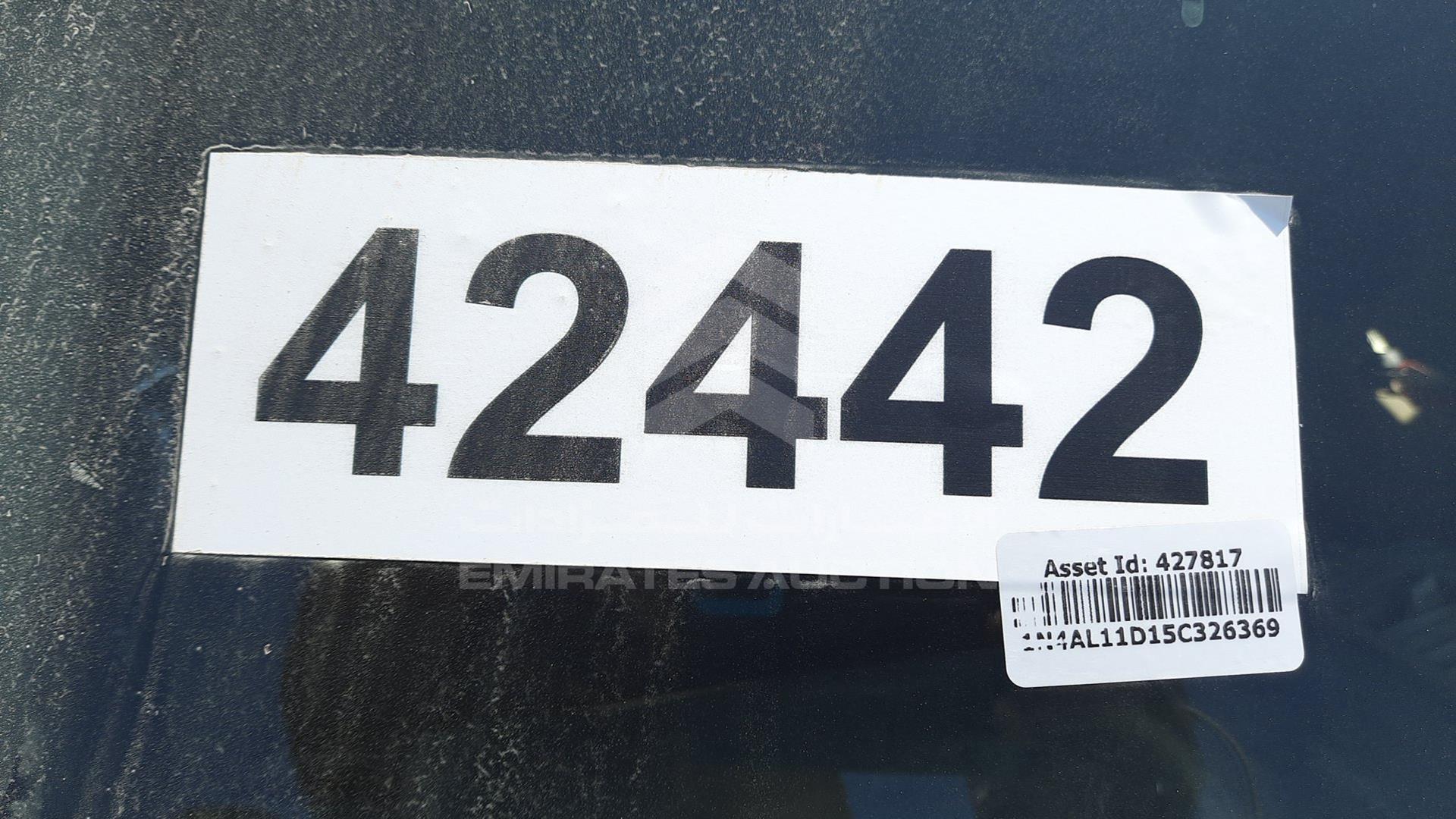 2005 NISSAN ALTIMA VIN: 1N4AL11D15C326369