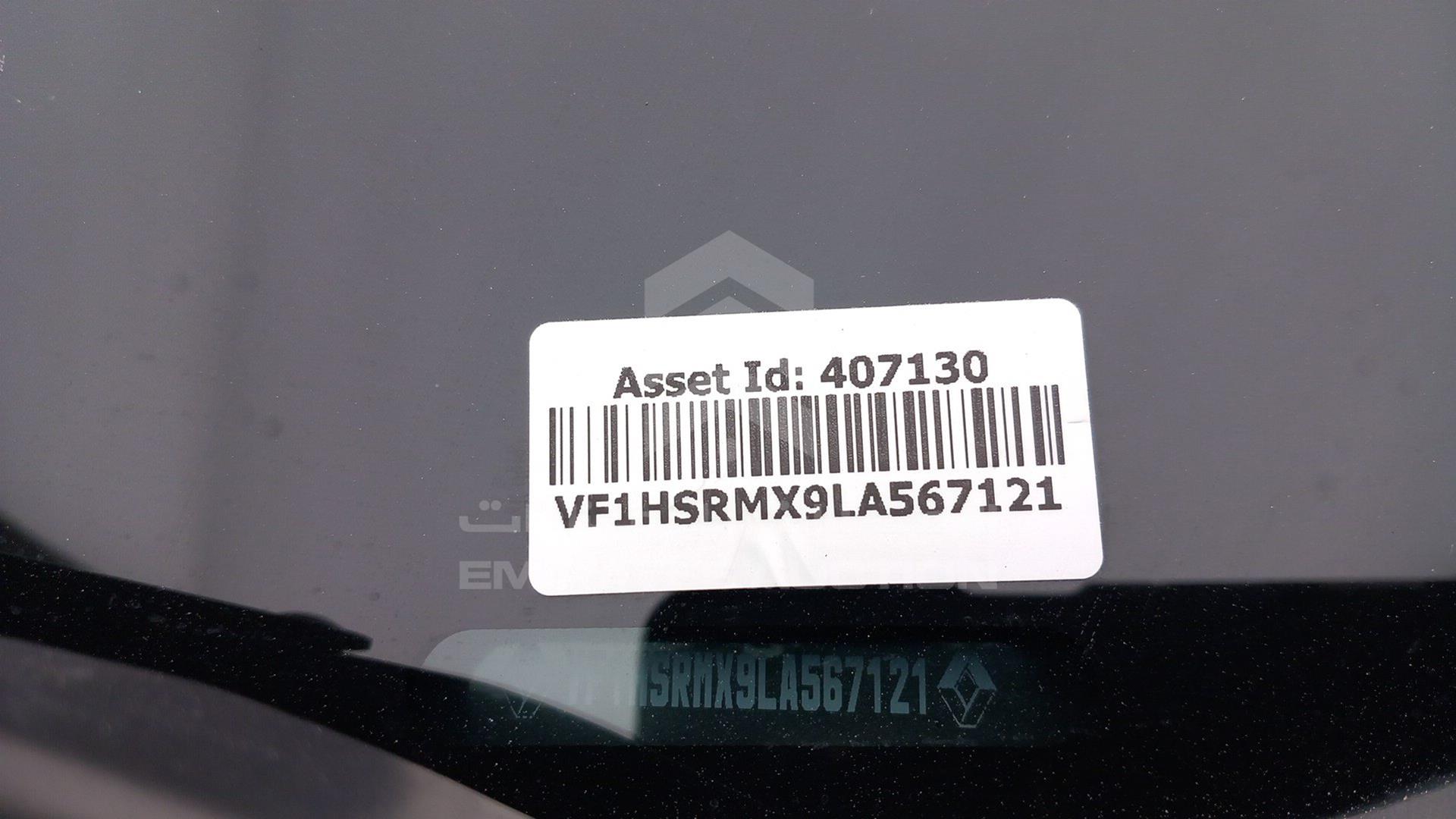 2020 RENAULT DUSTER VIN: VF1HSRMX9LA567121