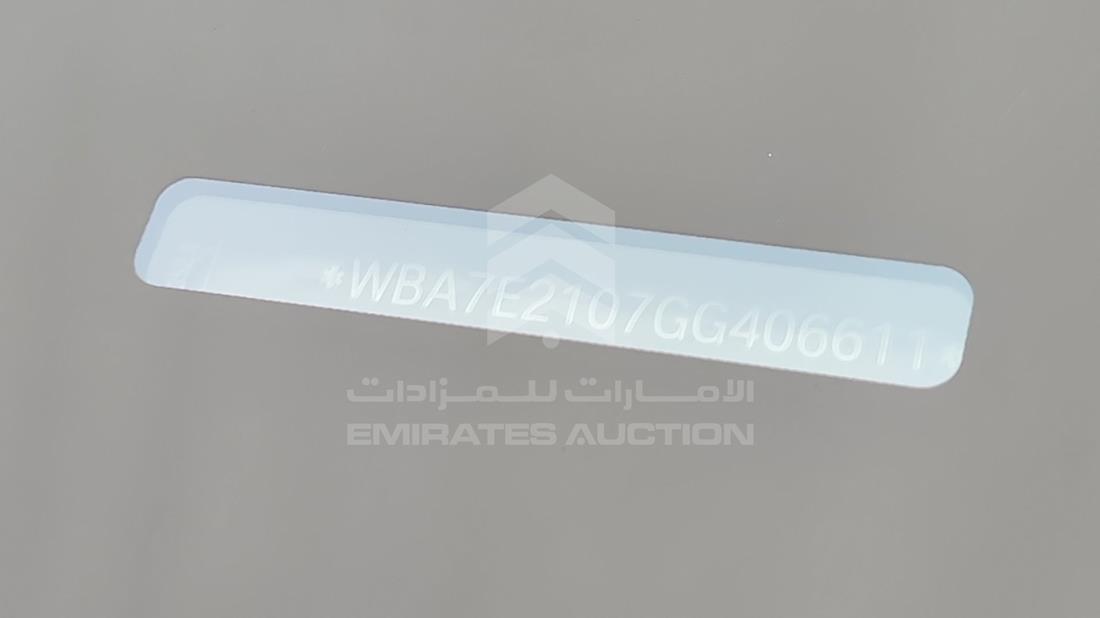 2016 BMW 740 LI — VIN on Frame — Photo 5