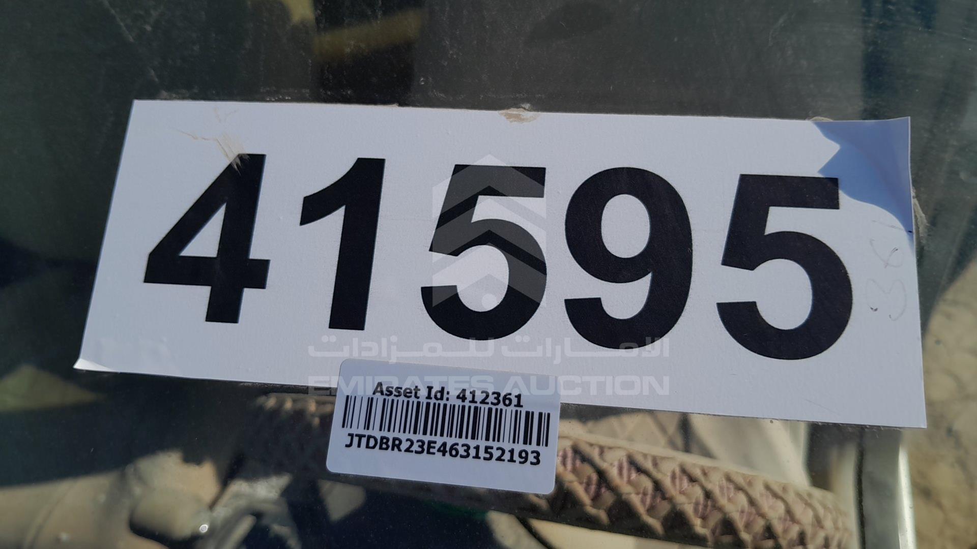 2006 TOYOTA COROLLA VIN: JTDBR23E463152193