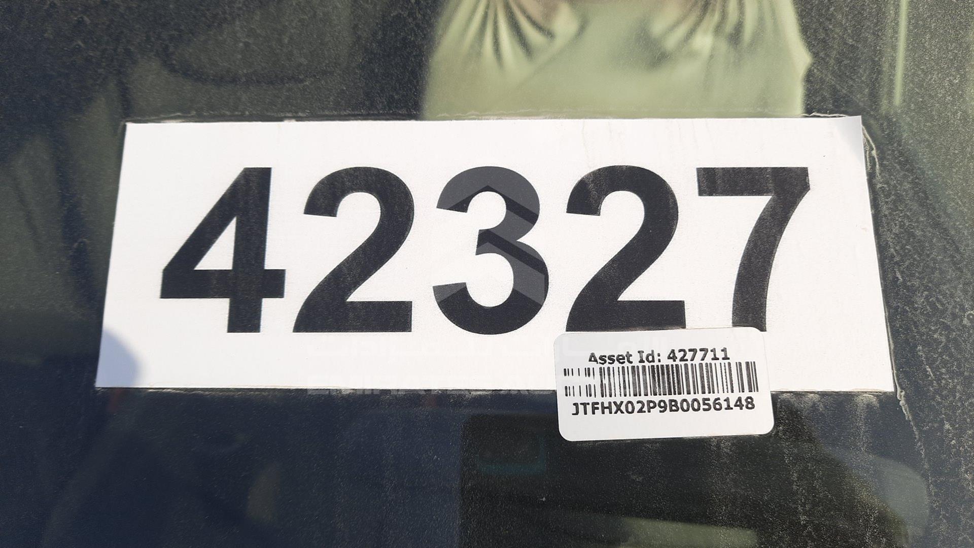 2011 TOYOTA HIACE VIN: JTFHX02P9B0056148