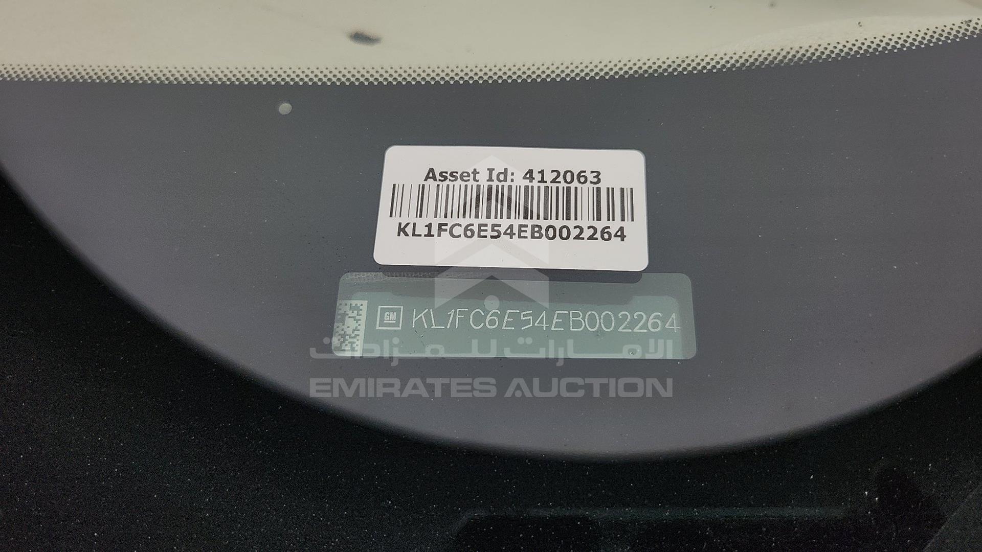 2014 CHEVROLET CAPTIVA VIN: KL1FC6E54EB002264
