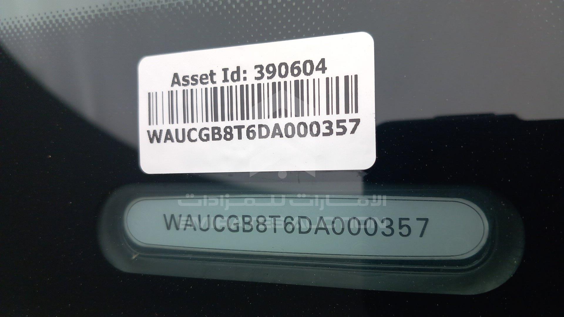 2013 AUDI A5 VIN: WAUCGB8T6DA000357