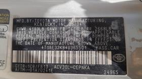 2004 Toyota Camry — VIN on Frame — Photo 2 — Thumbnail
