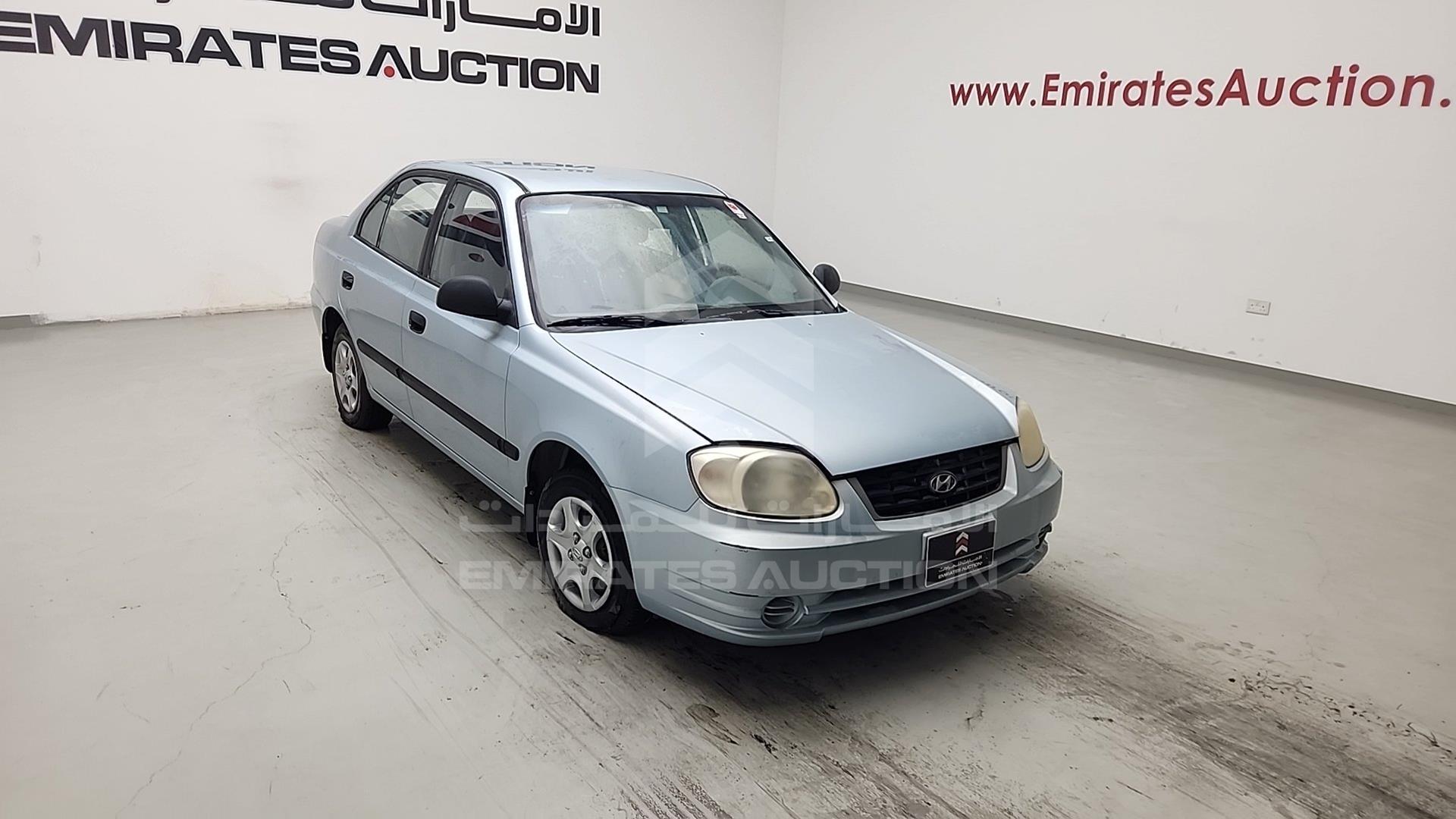 2004 HYUNDAI ACCENT VIN: KMHCG41F54U546211