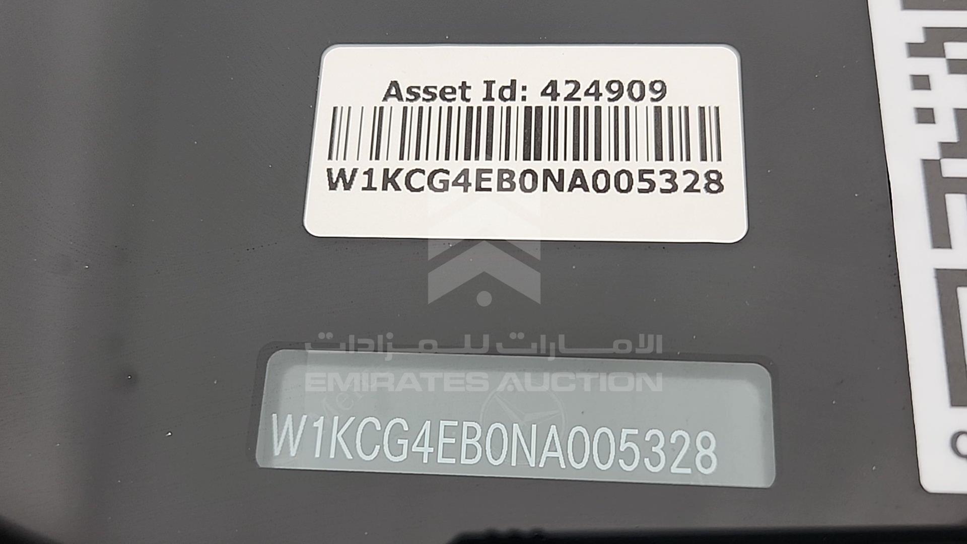 2022 MERCEDES EQS 580 VIN: W1KCG4EB0NA005328