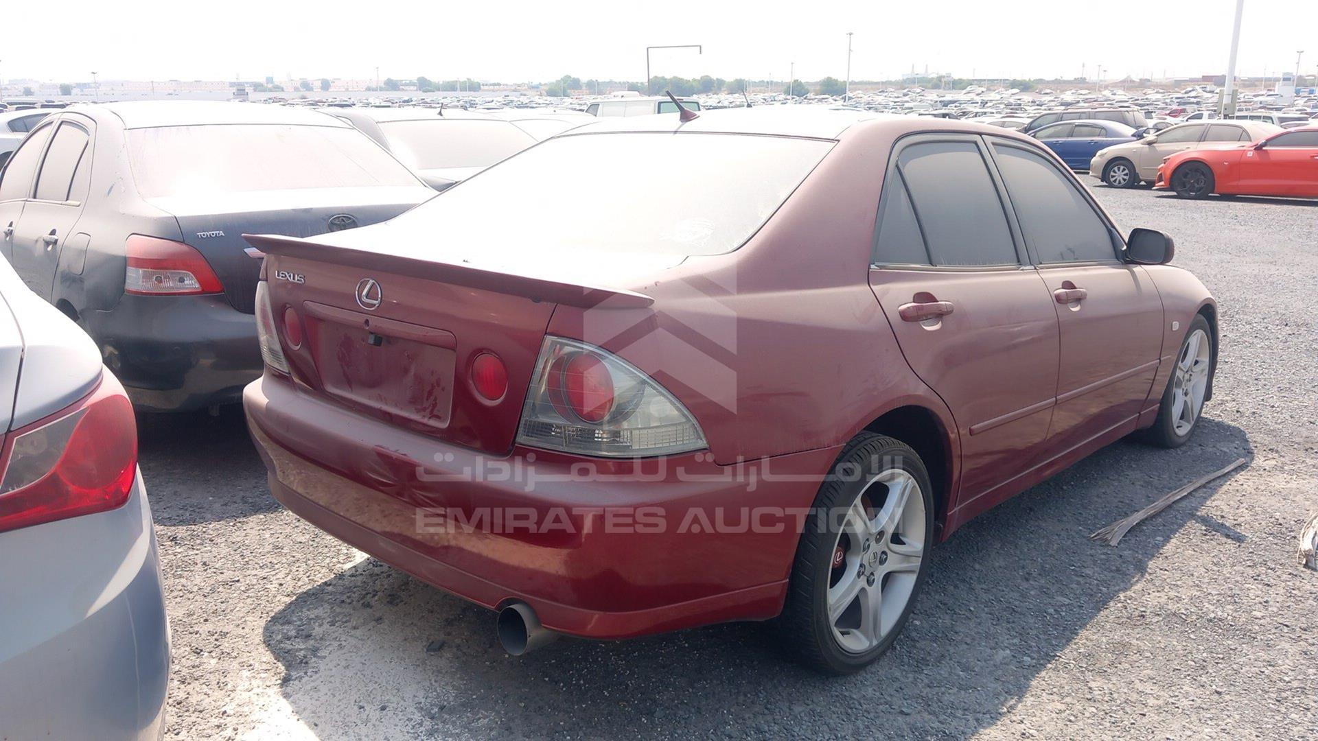 2001 LEXUS IS300 VIN: JTHBD182810031599