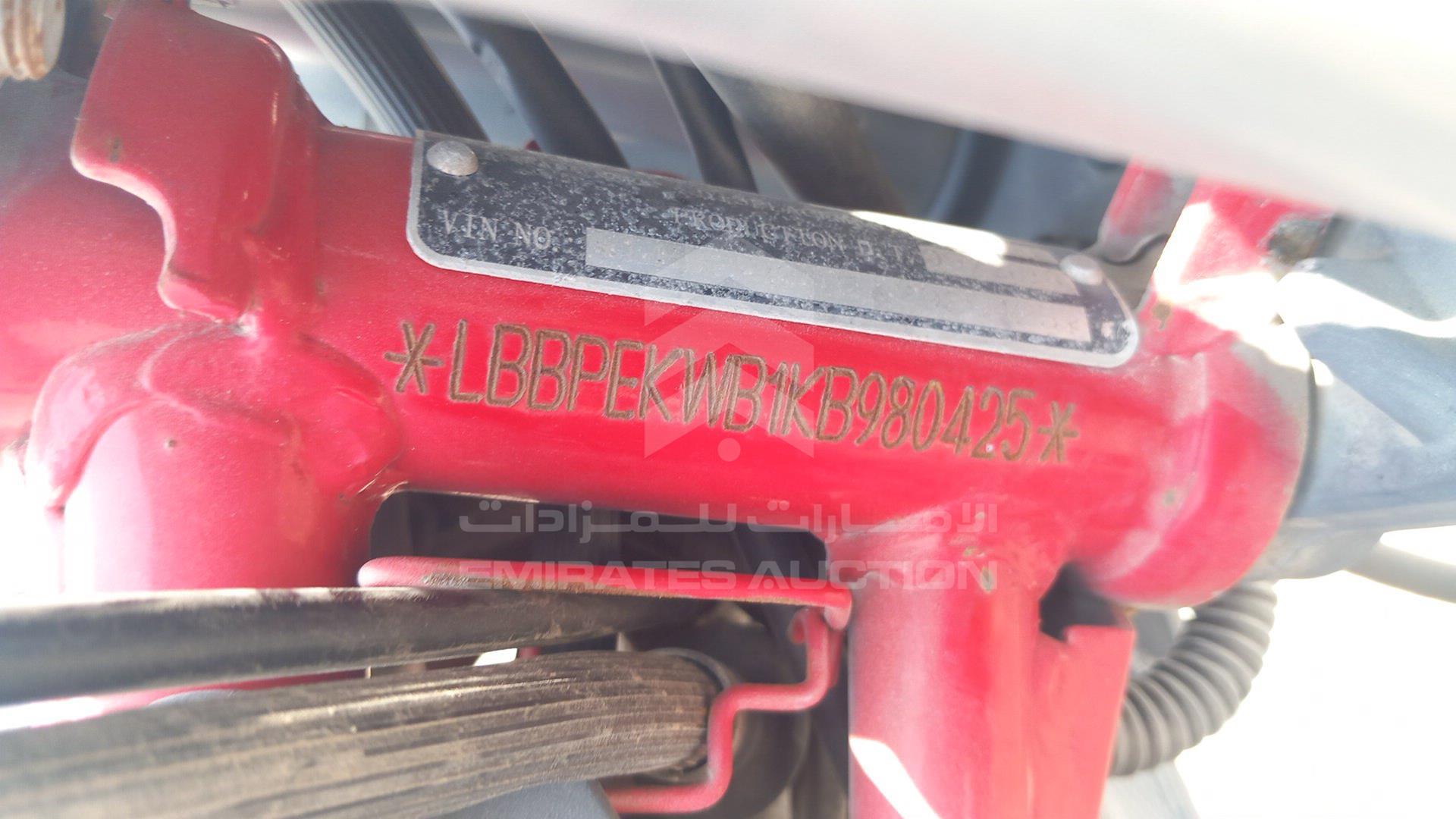 2019 BENELLI TNT 150 VIN: LBBPEKWB1KB980425