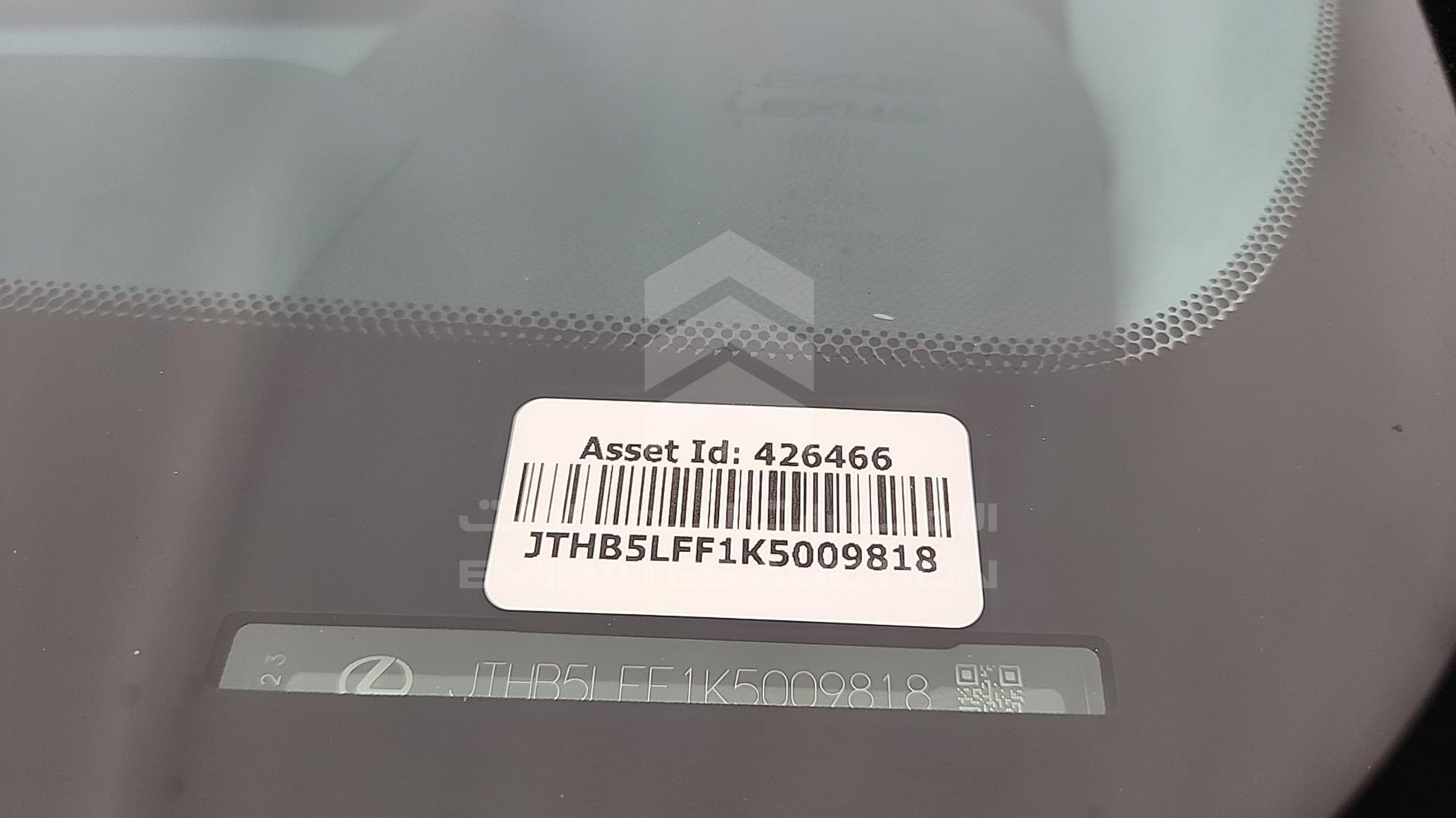 2019 LEXUS LS 500 VIN: JTHB5LFF1K5009818