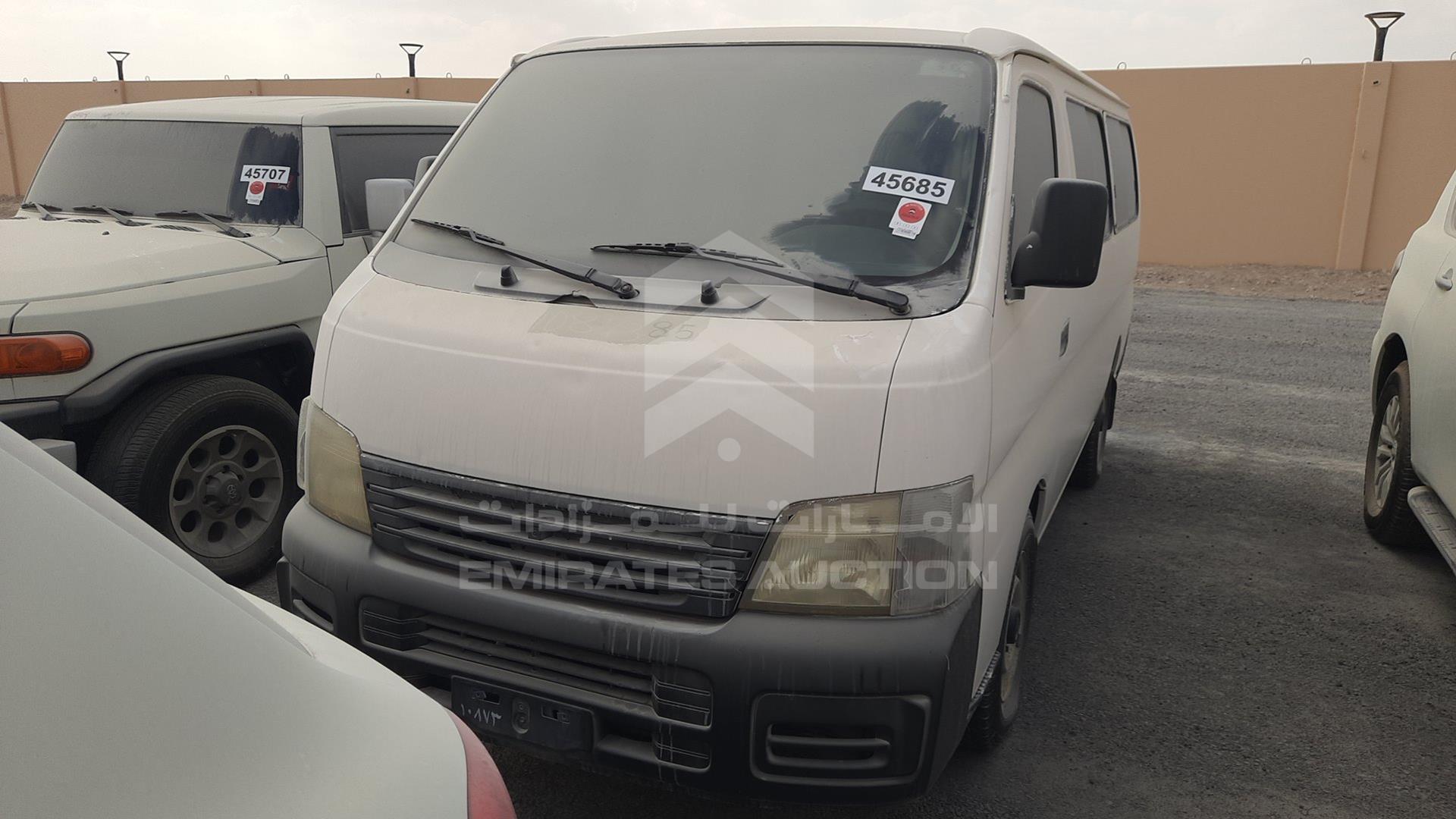 2004 NISSAN URVAN VIN: JN6FE54S74X416724