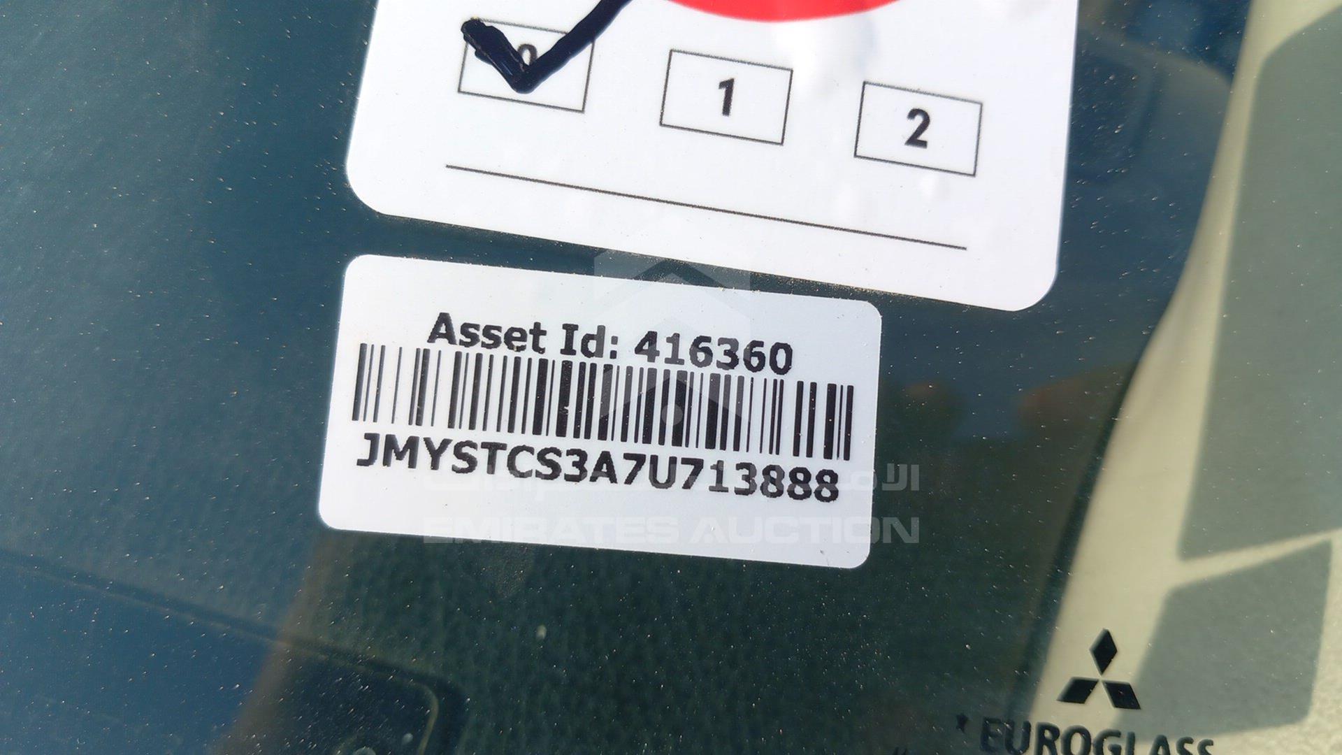 2007 MITSUBISHI LANCER VIN: JMYSTCS3A7U713888