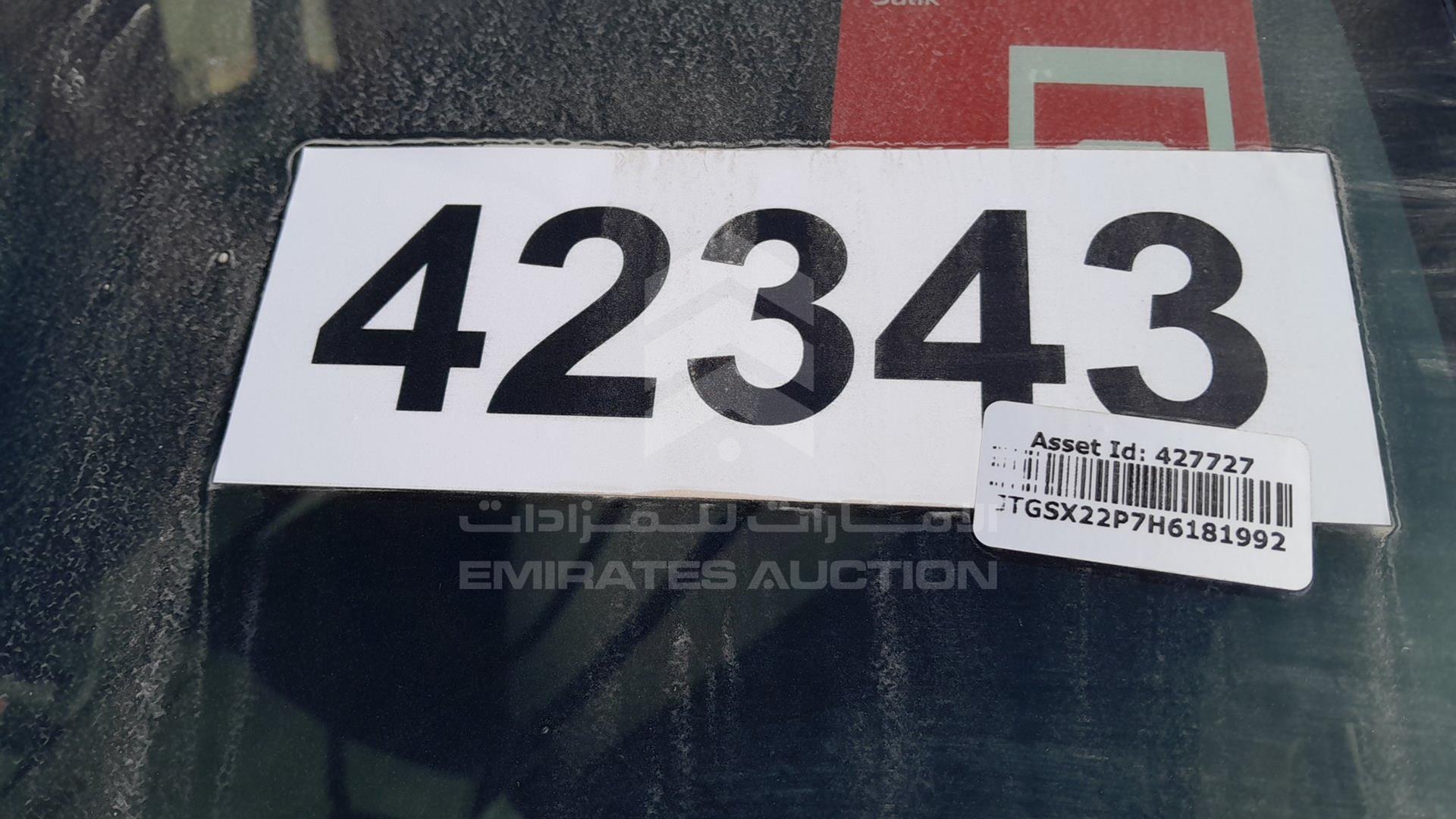 2017 TOYOTA HIACE VIN: JTGSX22P7H6181992