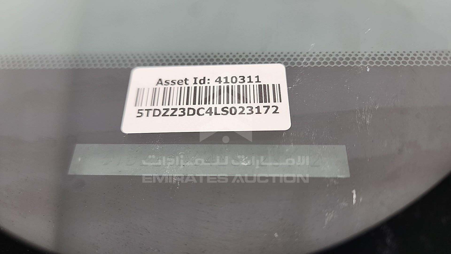 2020 TOYOTA SIENNA VIN: 5TDZZ3DC4LS023172