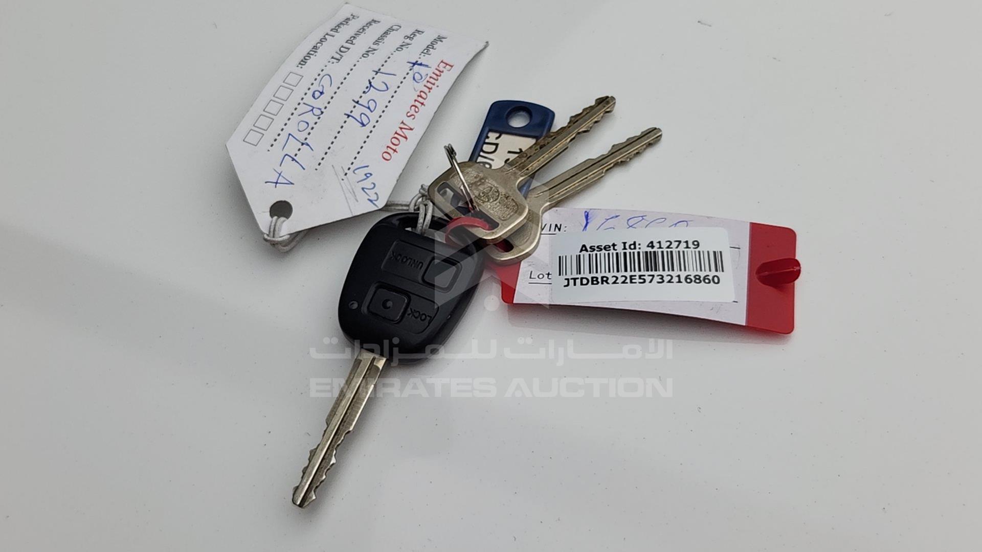 2007 TOYOTA COROLLA VIN: JTDBR22E573216860