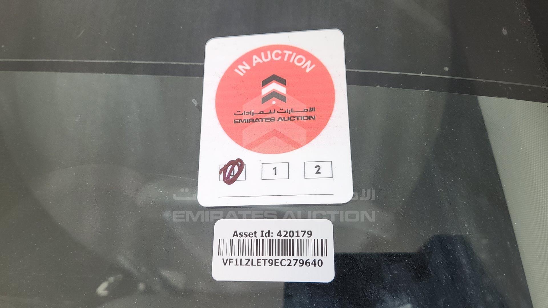 2014 RENAULT FLUENCE VIN: VF1LZLET9EC279640